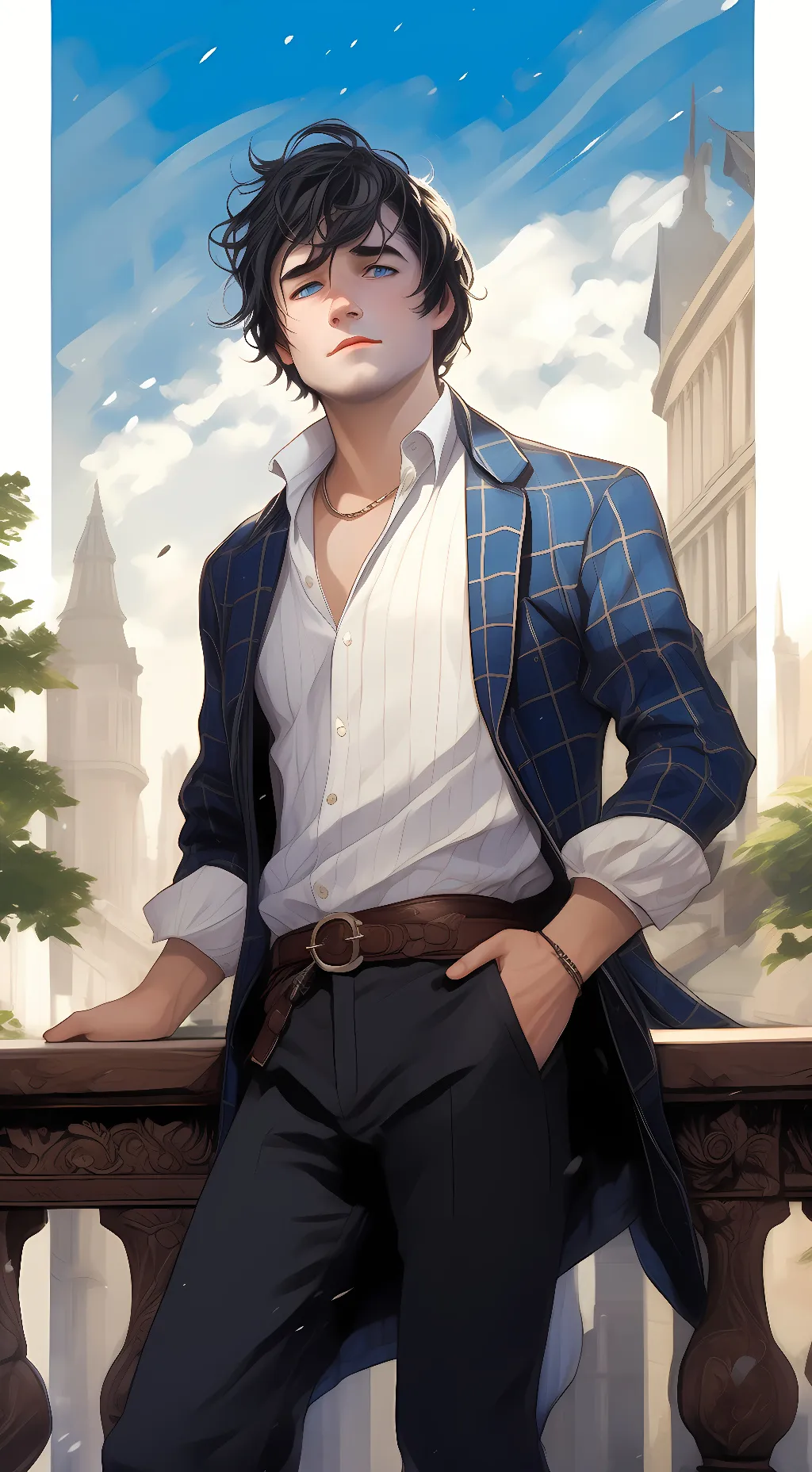 ai character: prince Eric  background