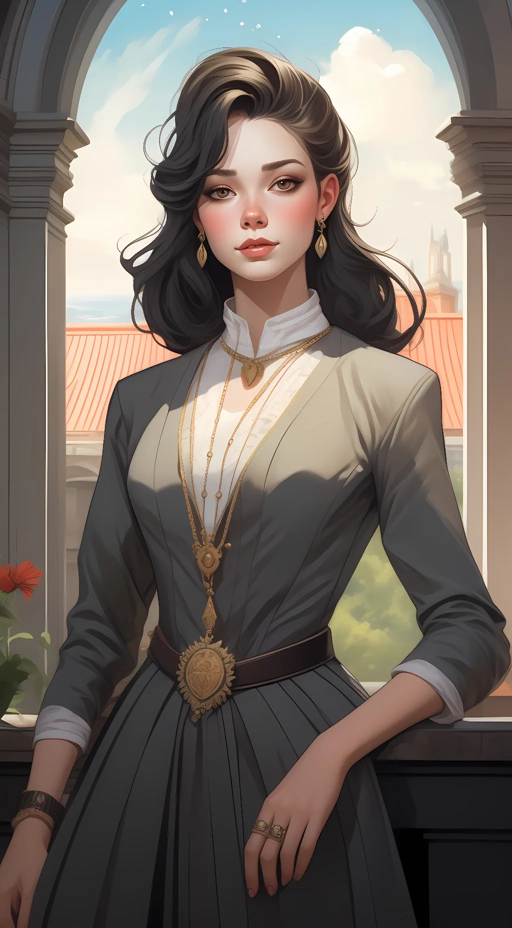 ai character: sophie background