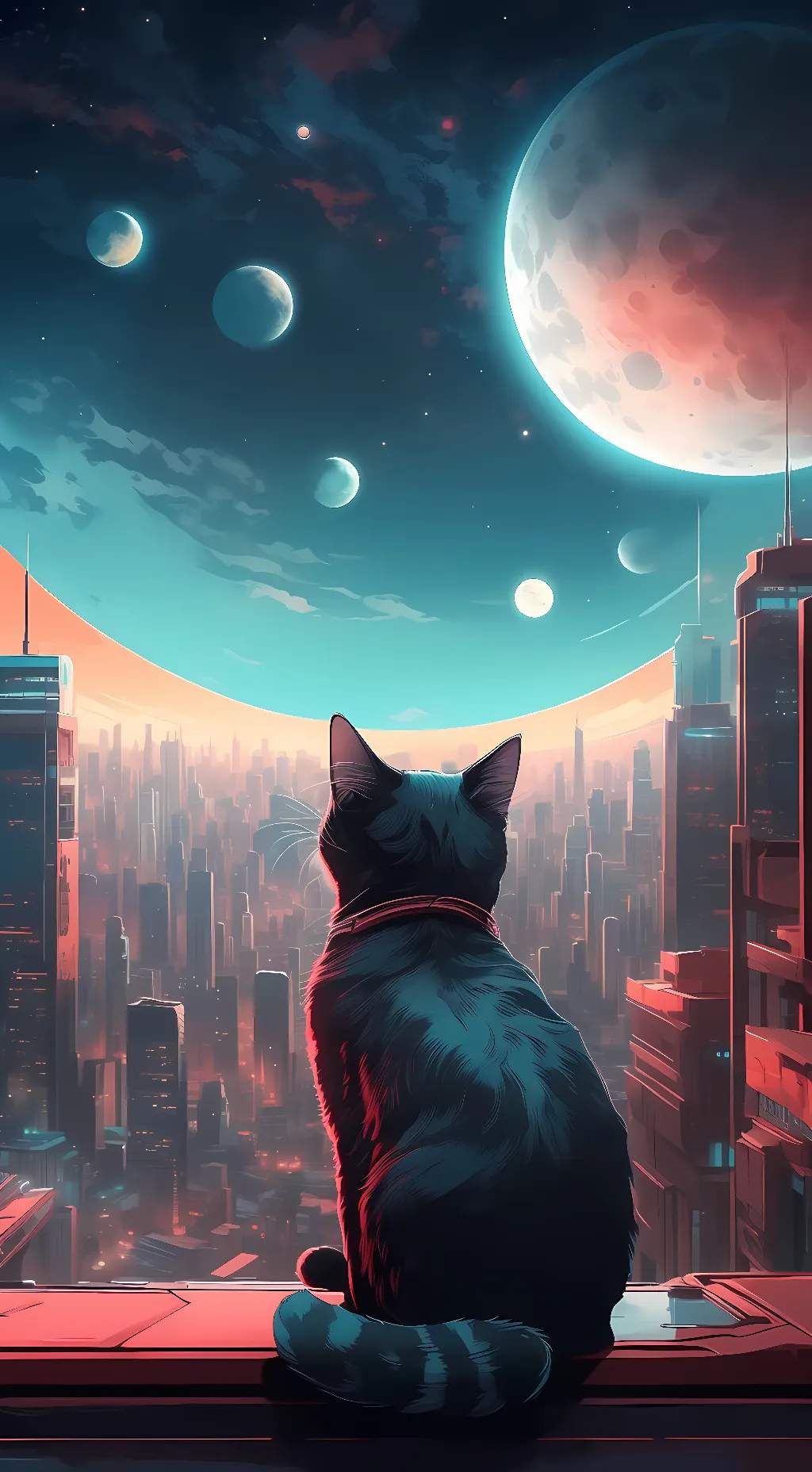 ai character: Relax zone background