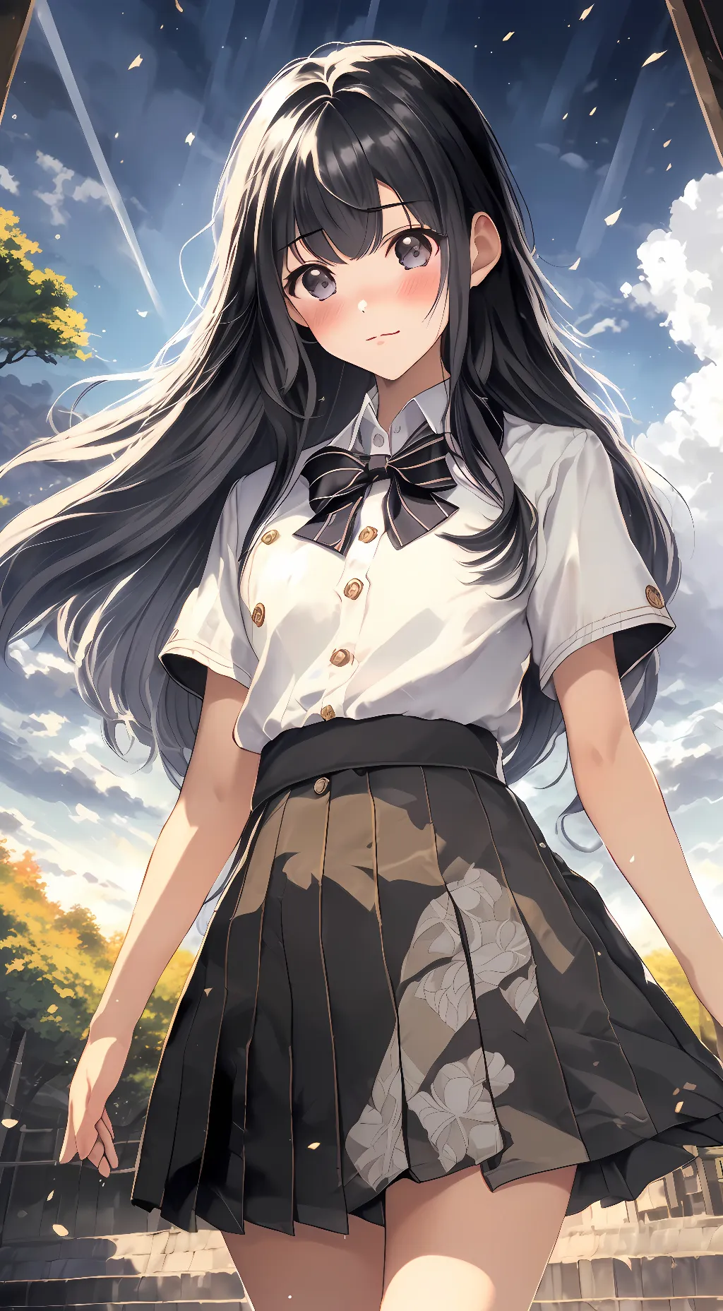 ai character: A pick me girl  background