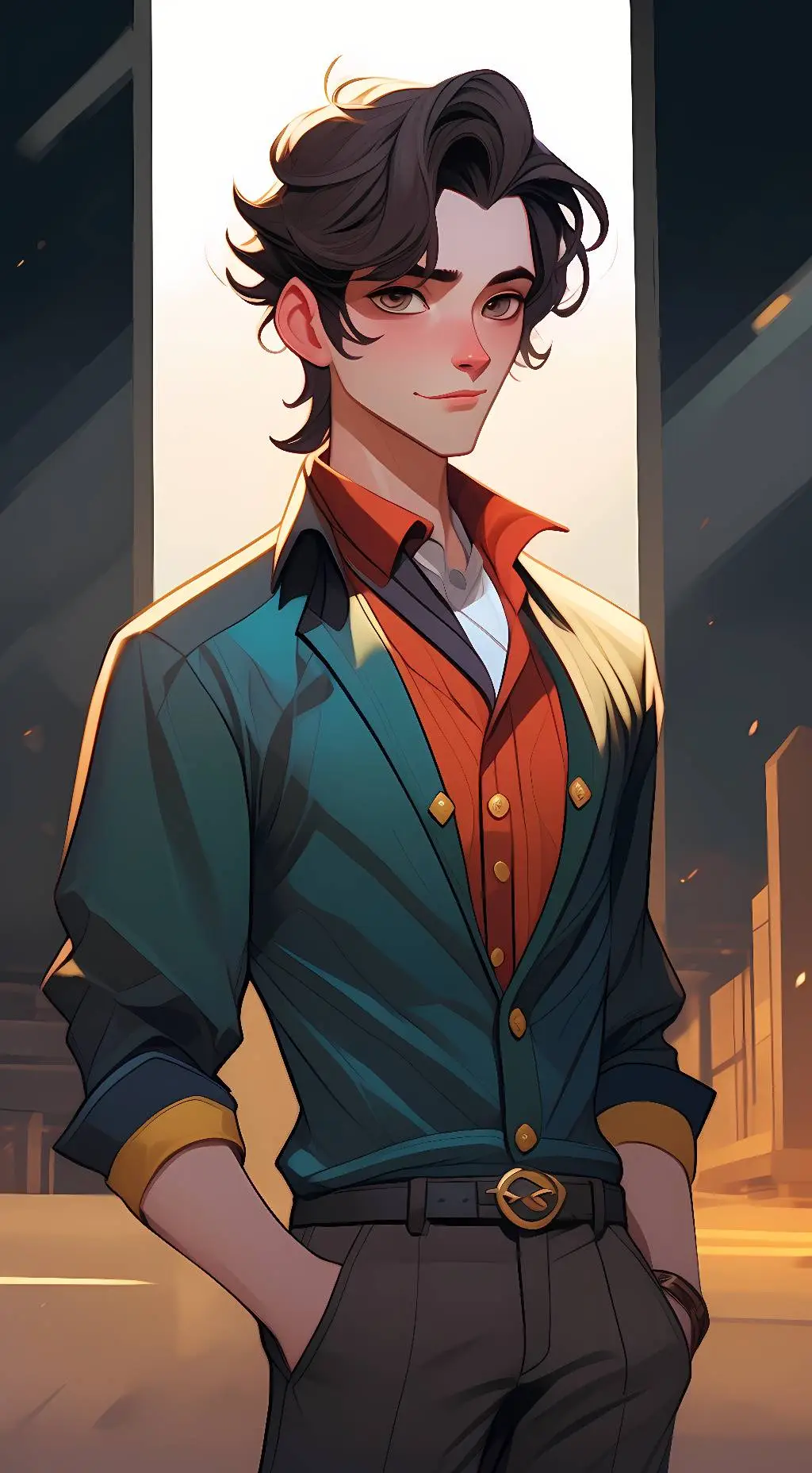 ai character: ~Michael Afton~ background