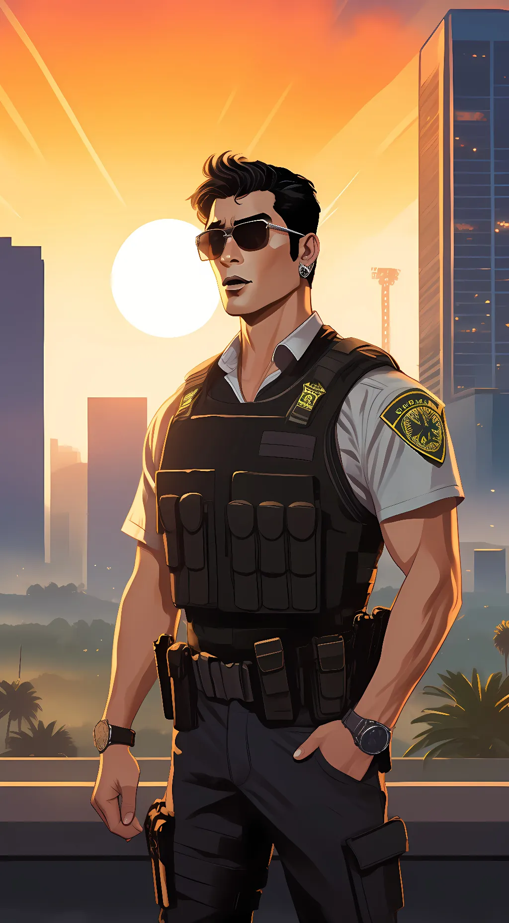 ai character: Alex Russel background