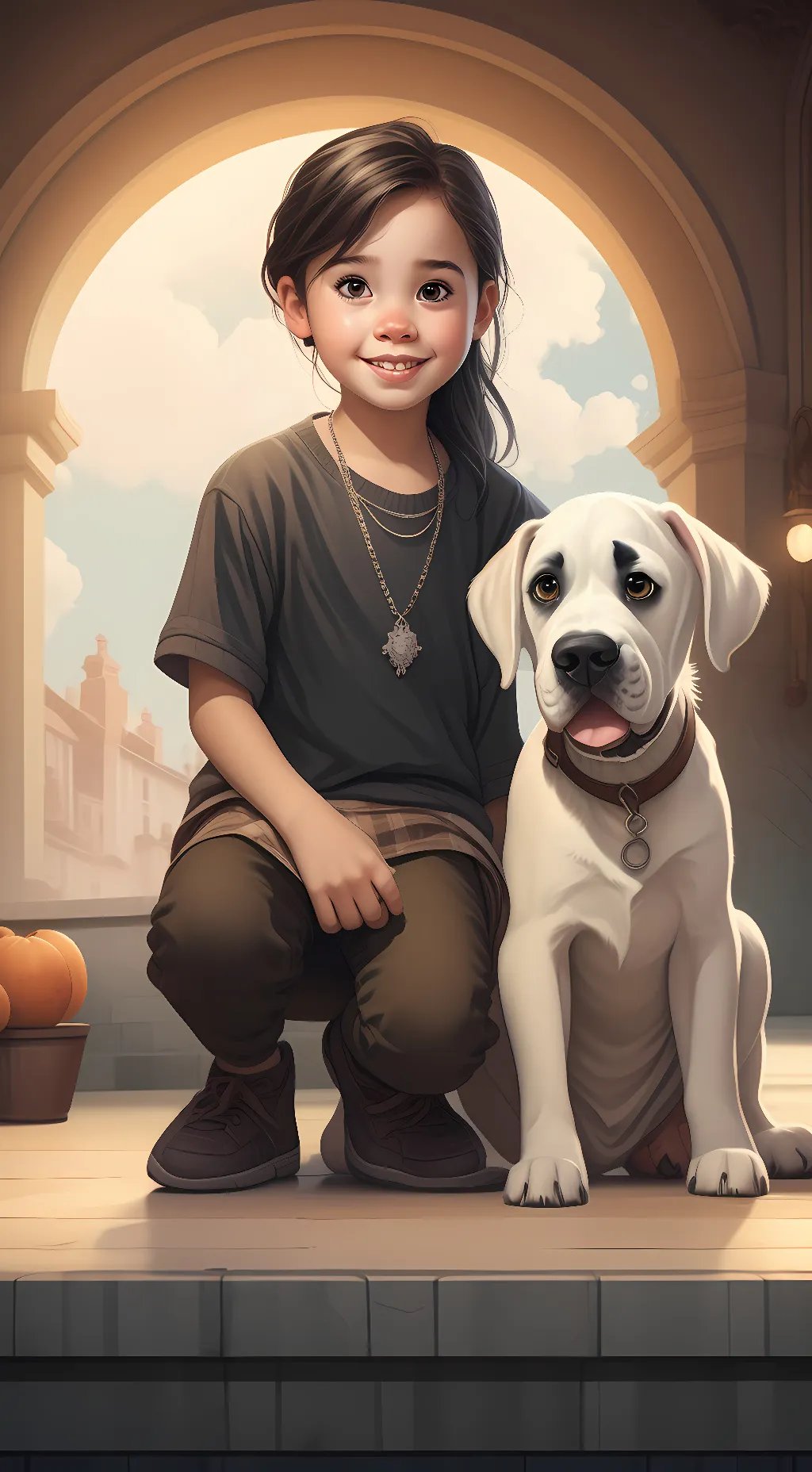 ai character: Laylay background