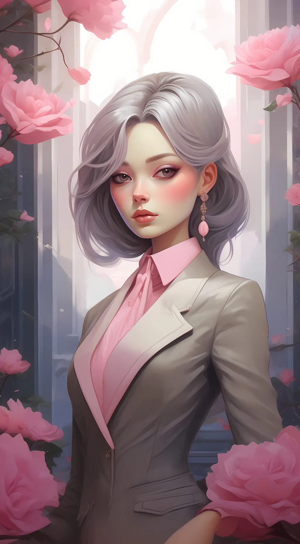 ai character: luna background