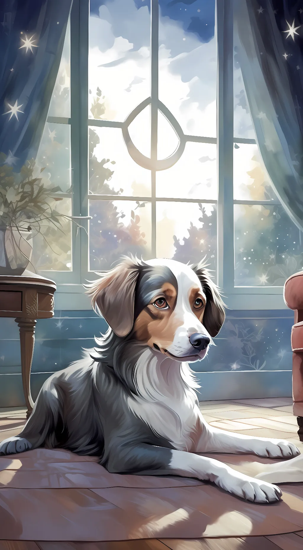 ai character: Moxy background