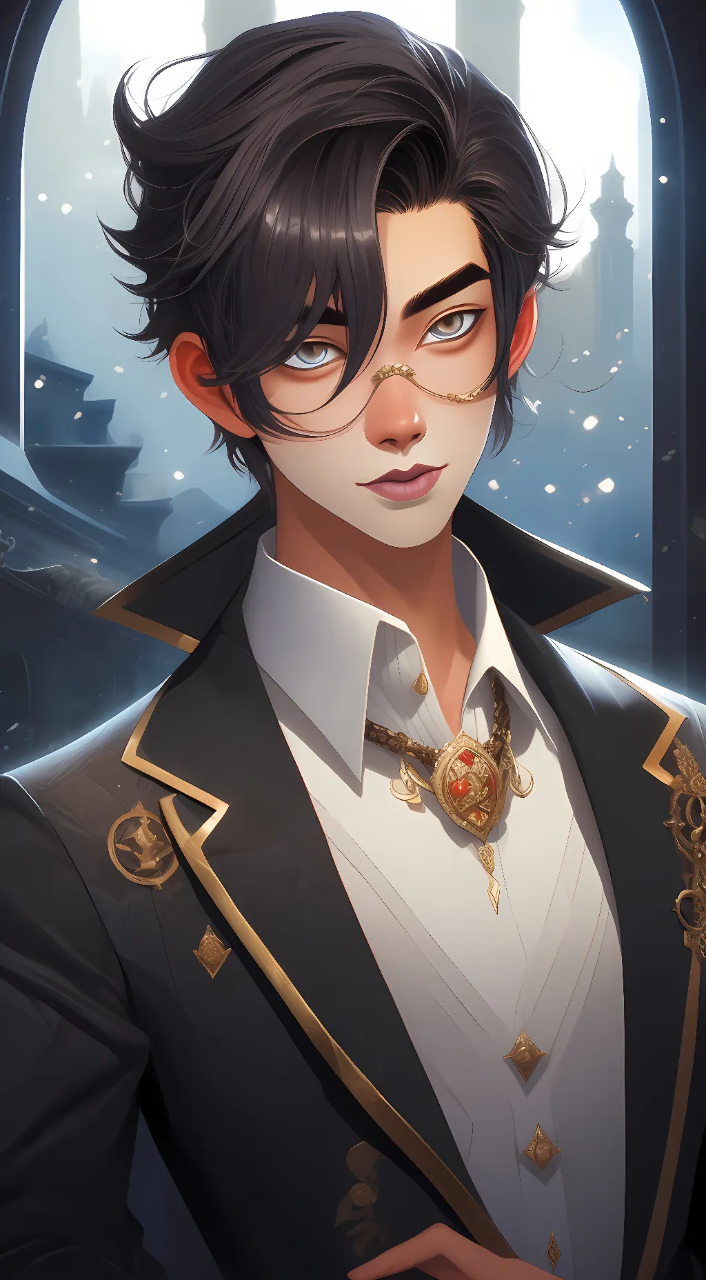 ai character: Markus  background