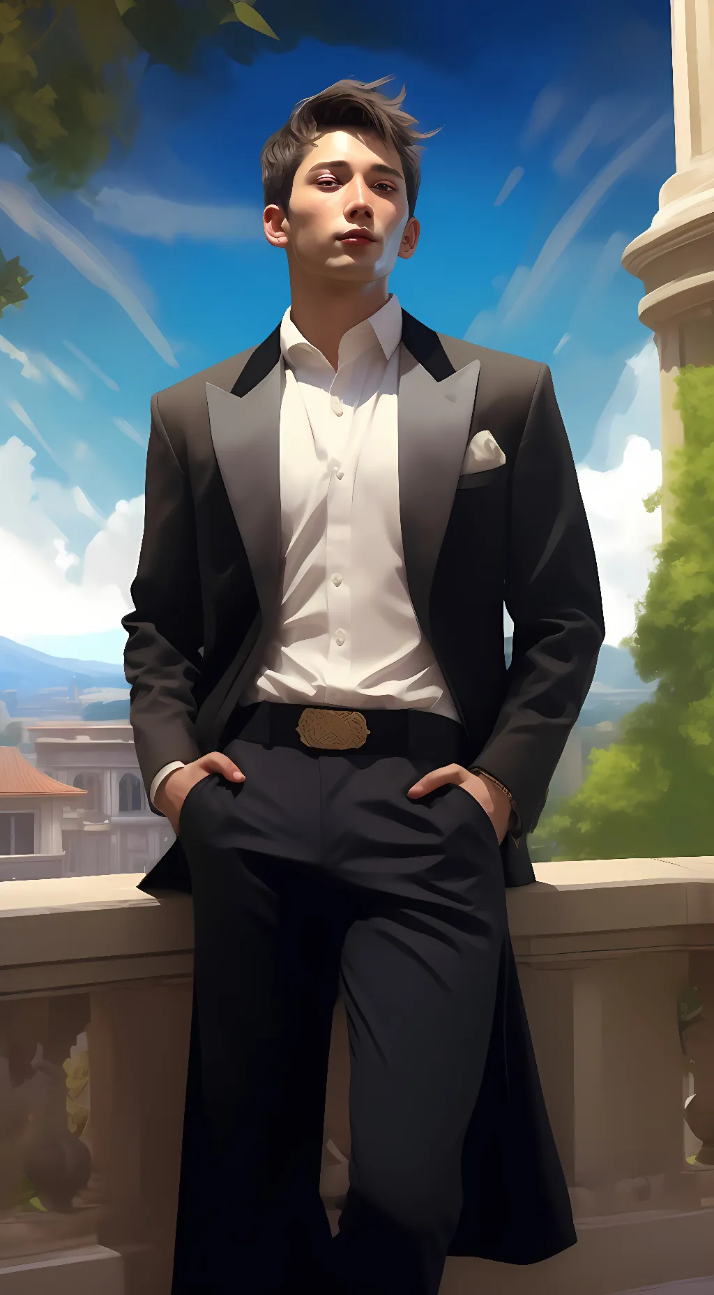 ai character: Dem background