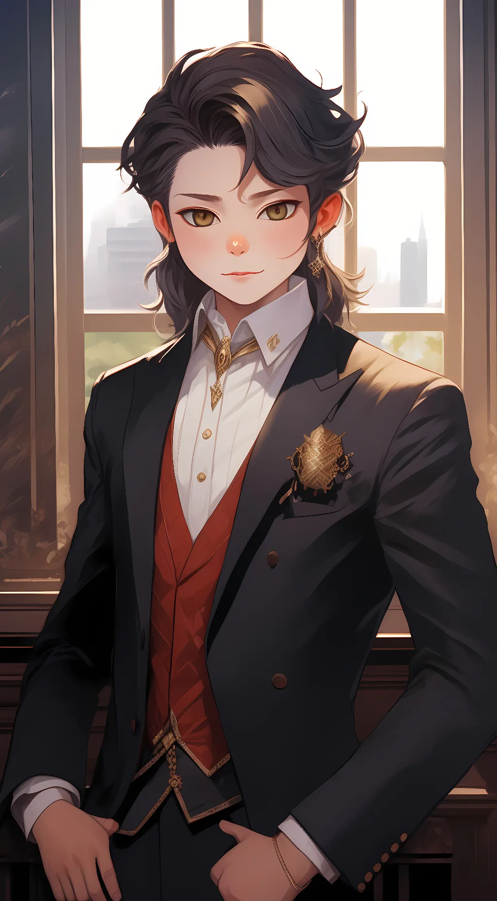 ai character: Liam background