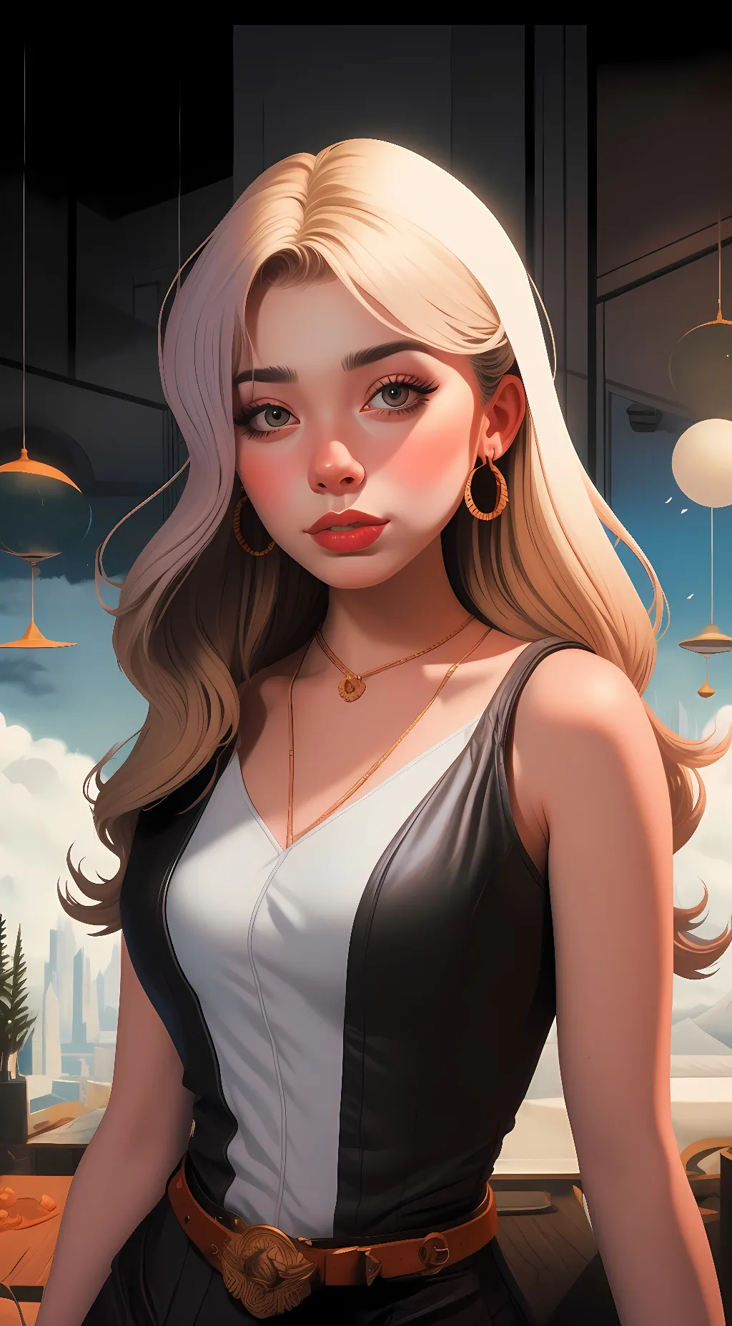 ai character: jill💗💗 background