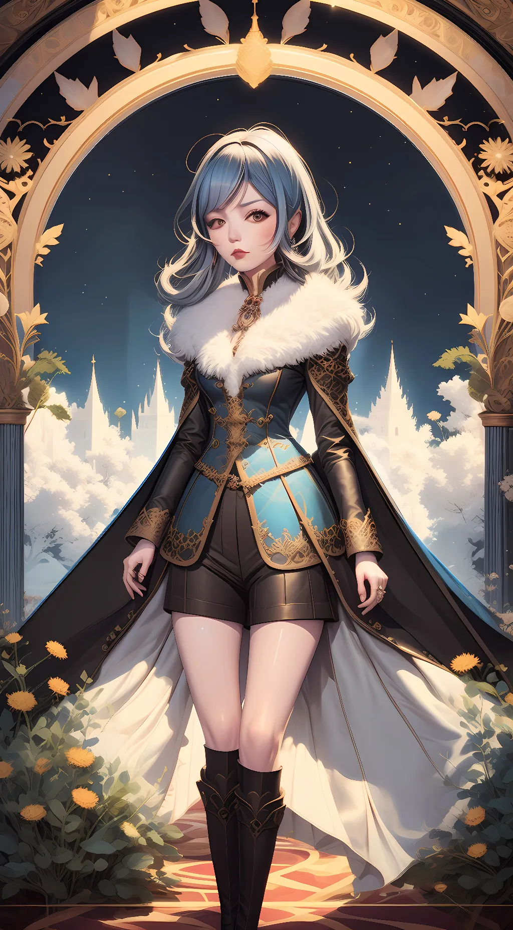 ai character: Cry baby background