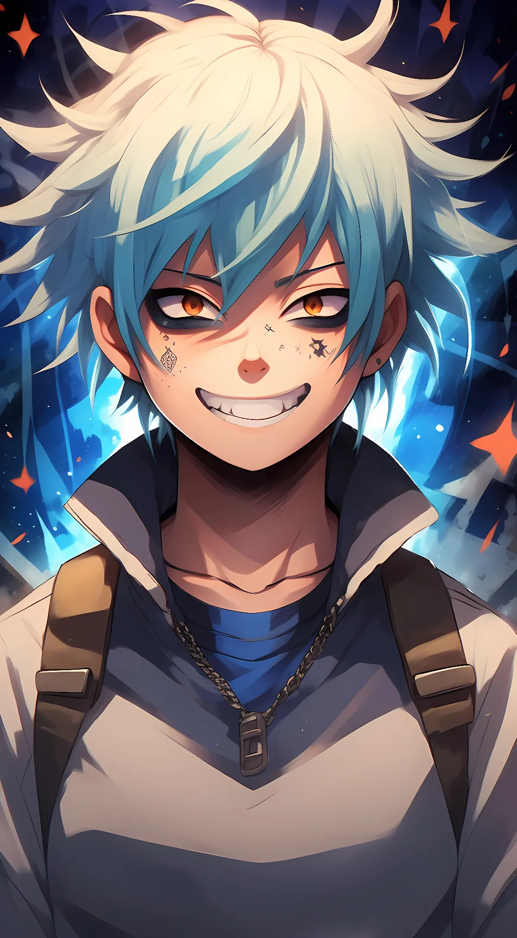 ai character: dabi  background