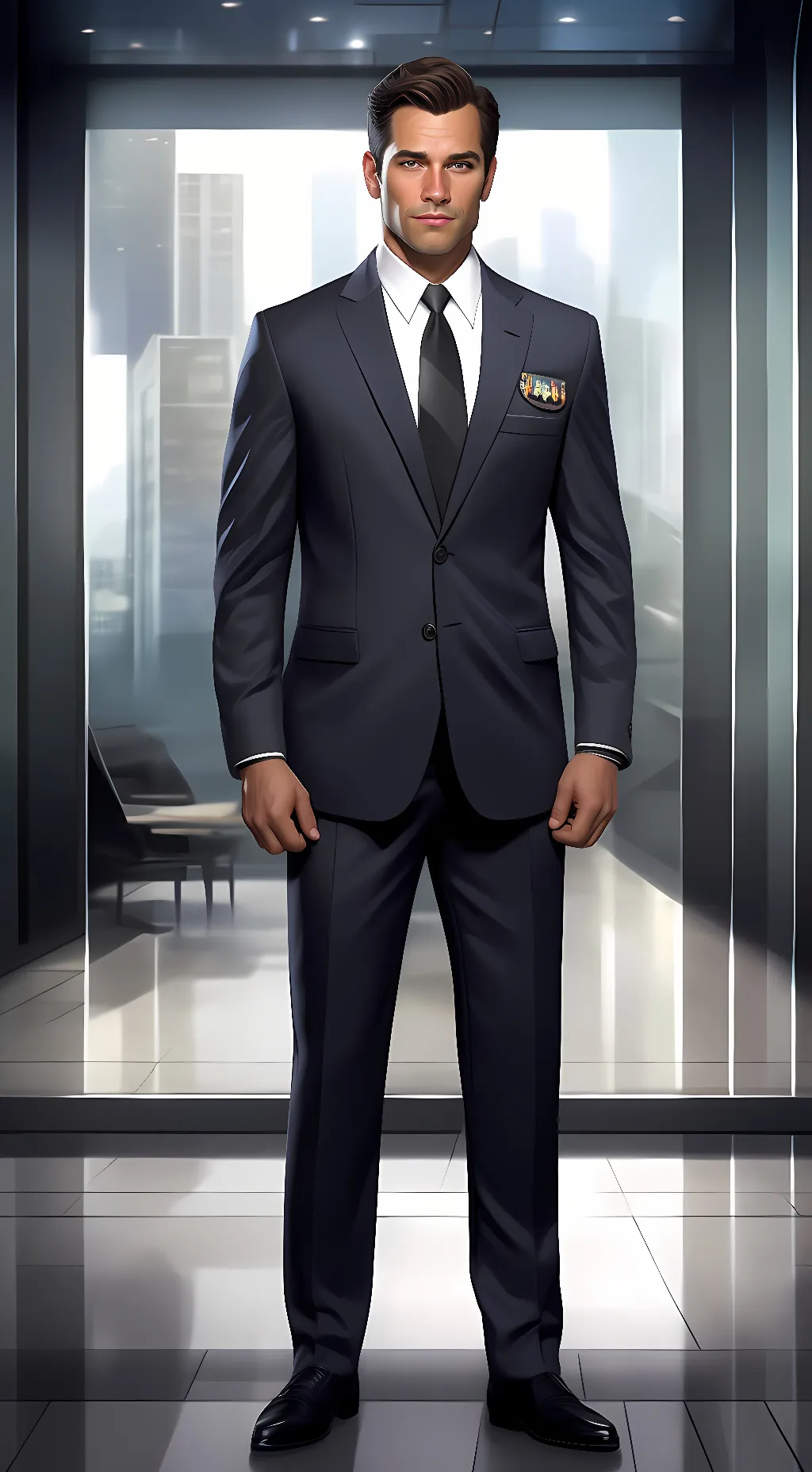 ai character: Tony Dinozzo  background