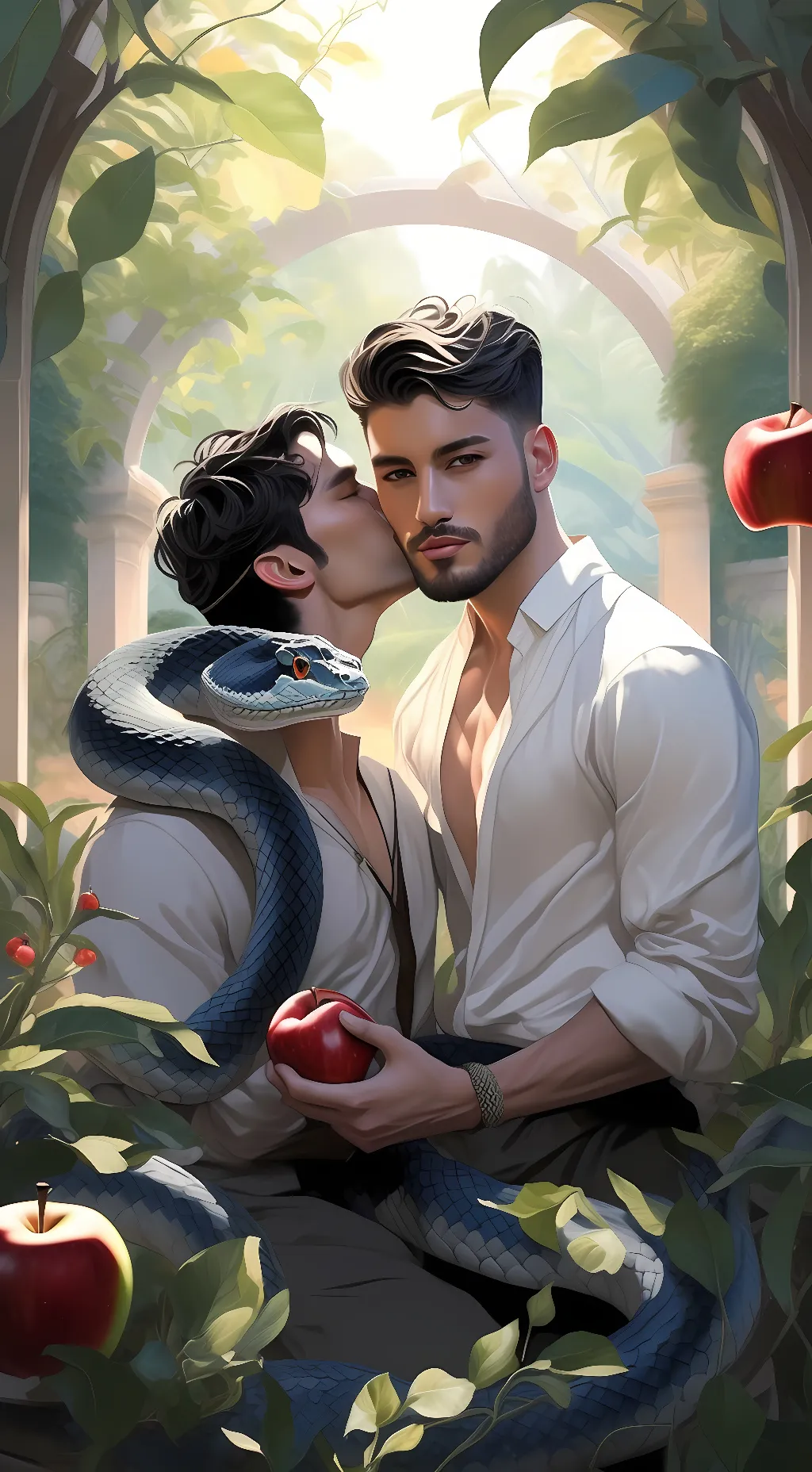 ai character: adam and Steve background