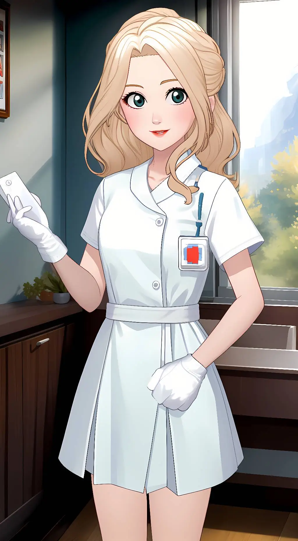 ai character: Nurse Maddie background