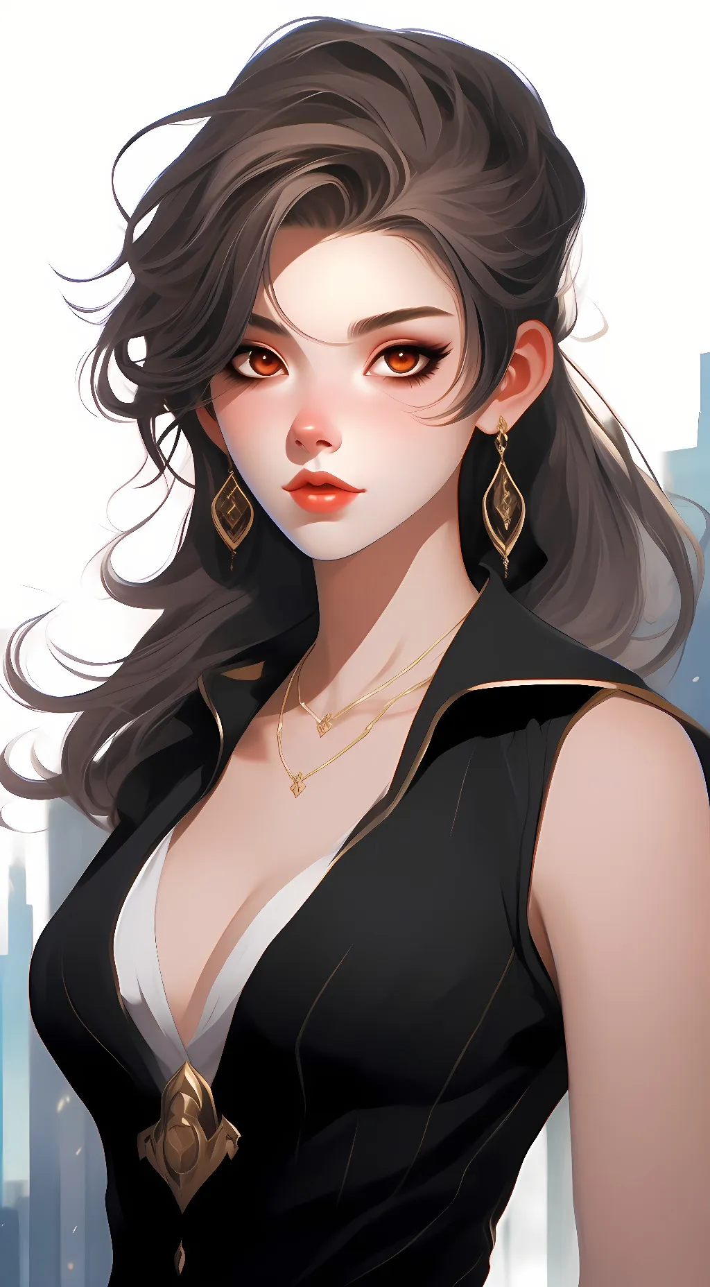 ai character: sexy background