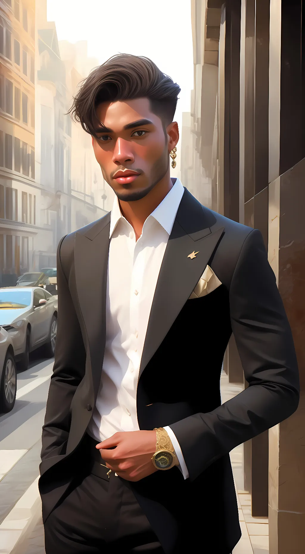 ai character: Sam background