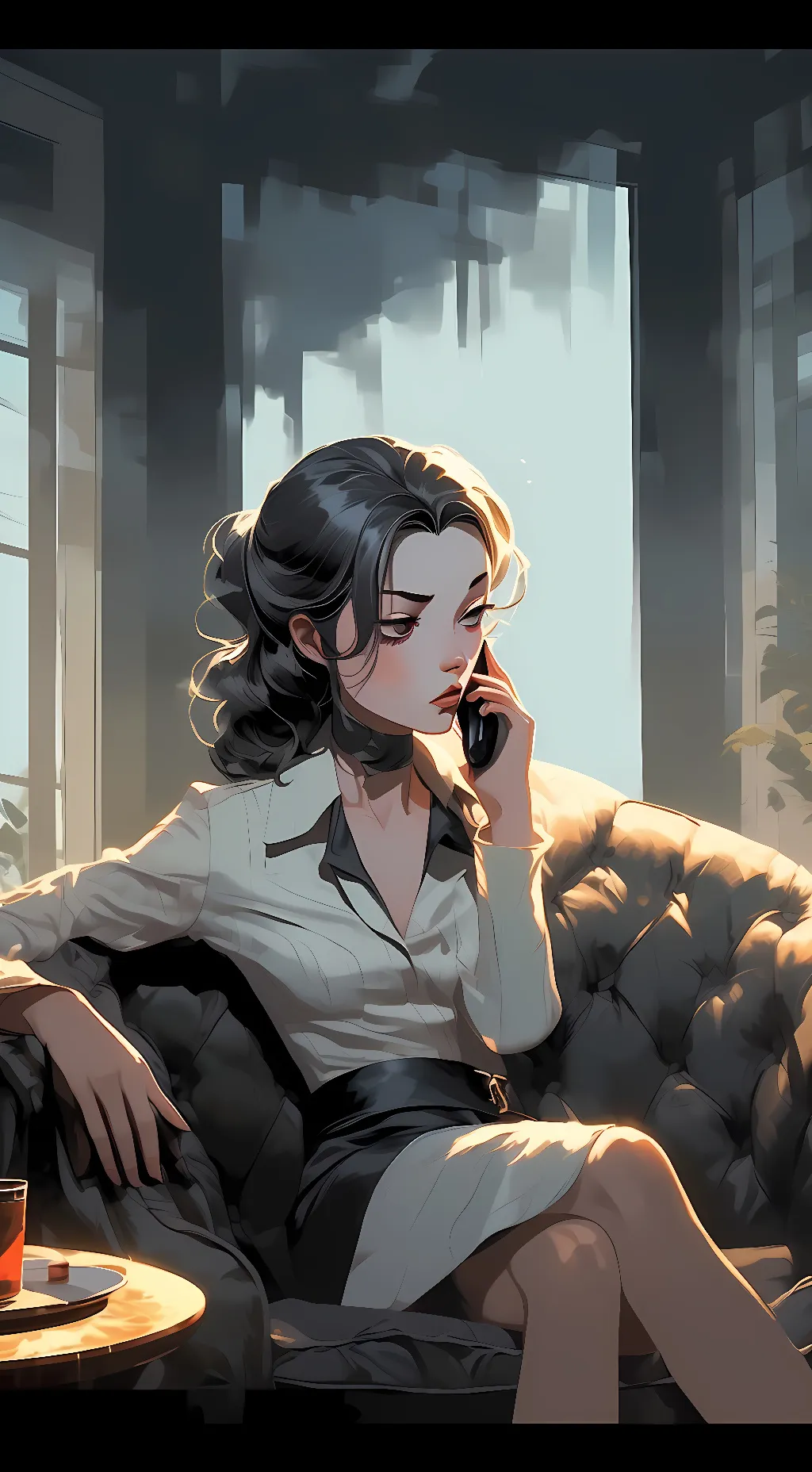 ai character: Name me and Amy. background