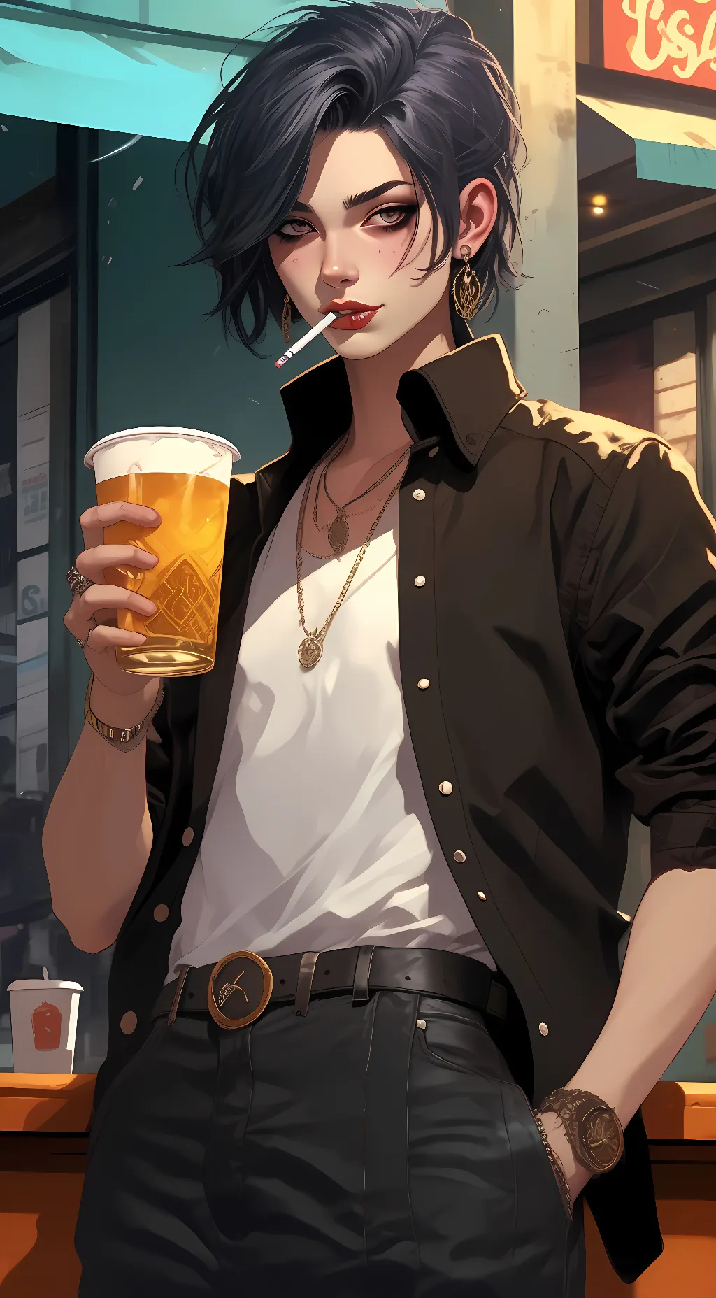 ai character: Angel Manning background