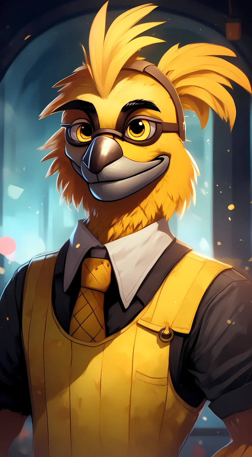 ai character: Chica background