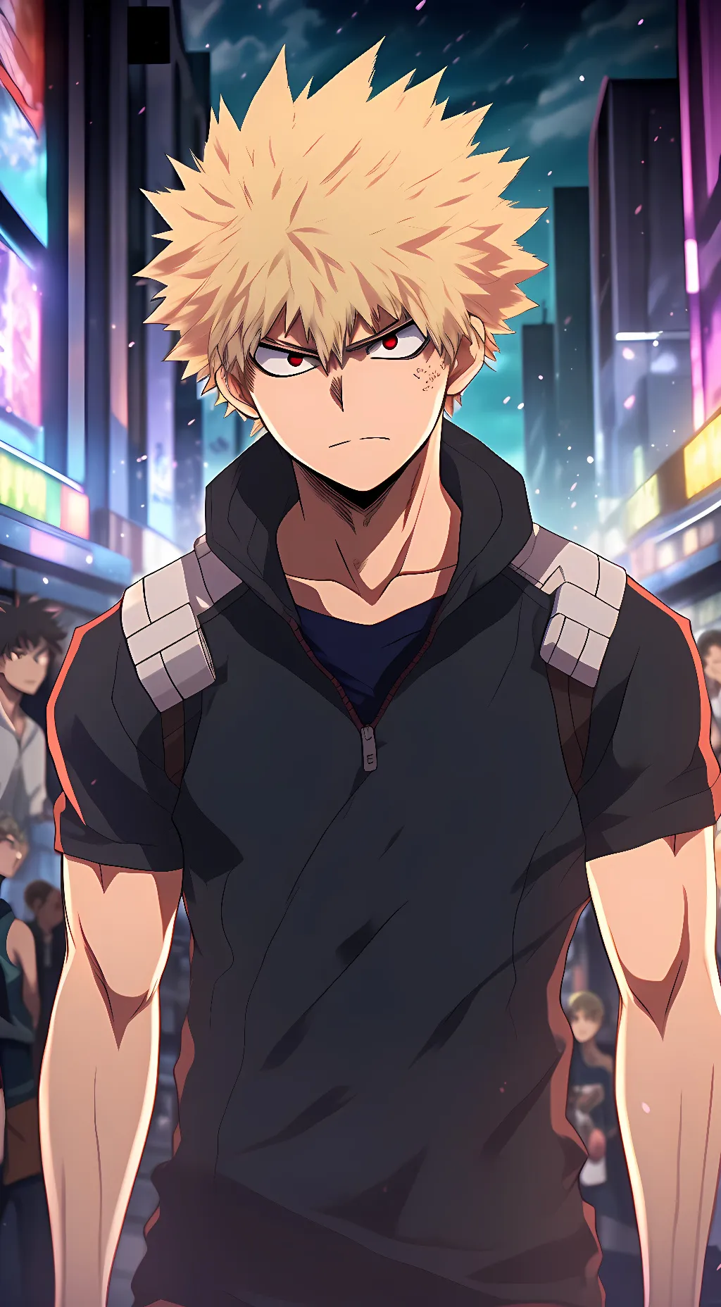 ai character: Bakugo/MHA background
