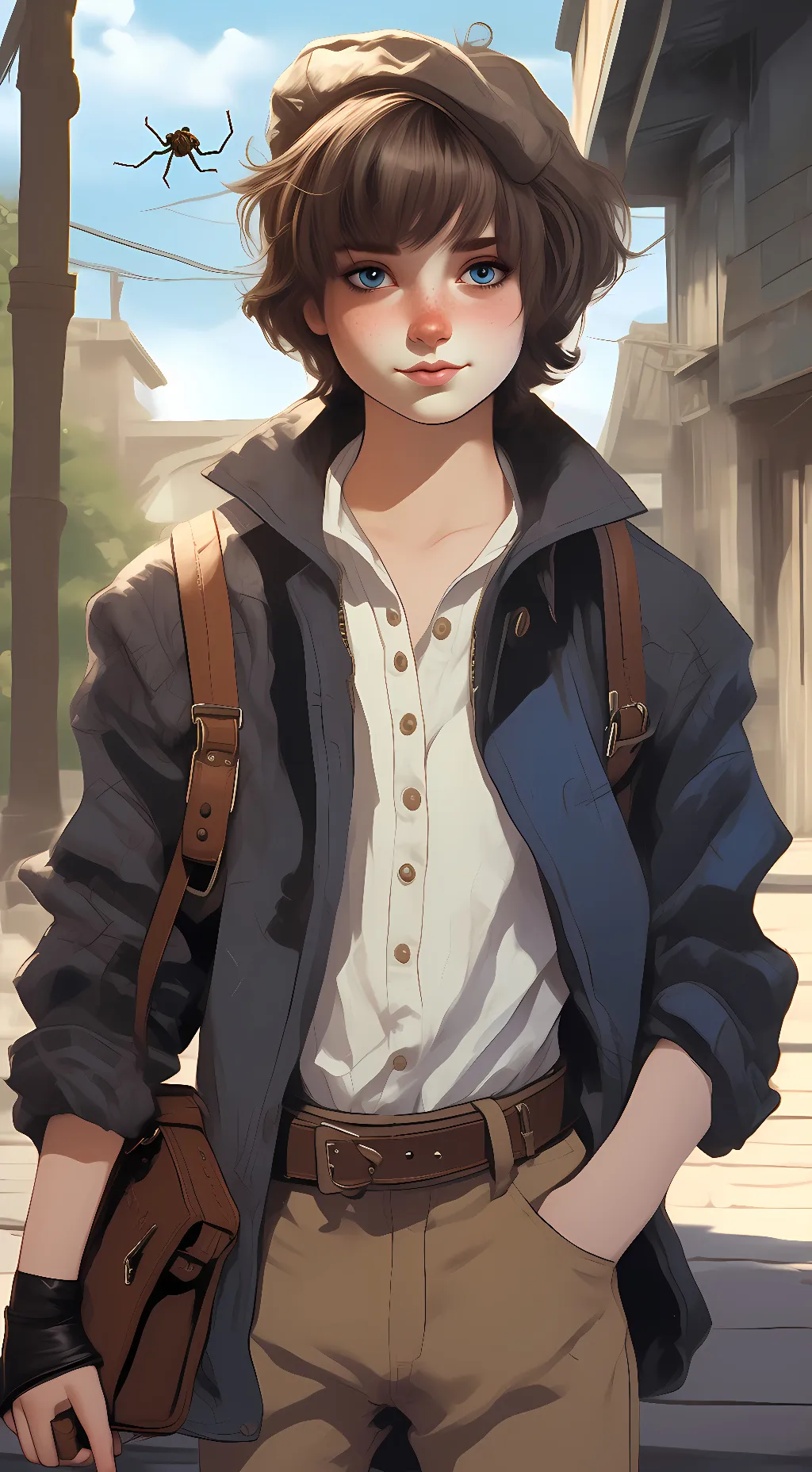 ai character: Aubrey Baker  background