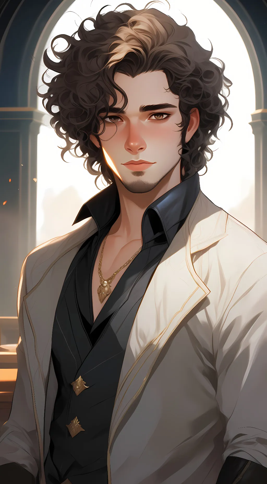 ai character: Brian Williams background