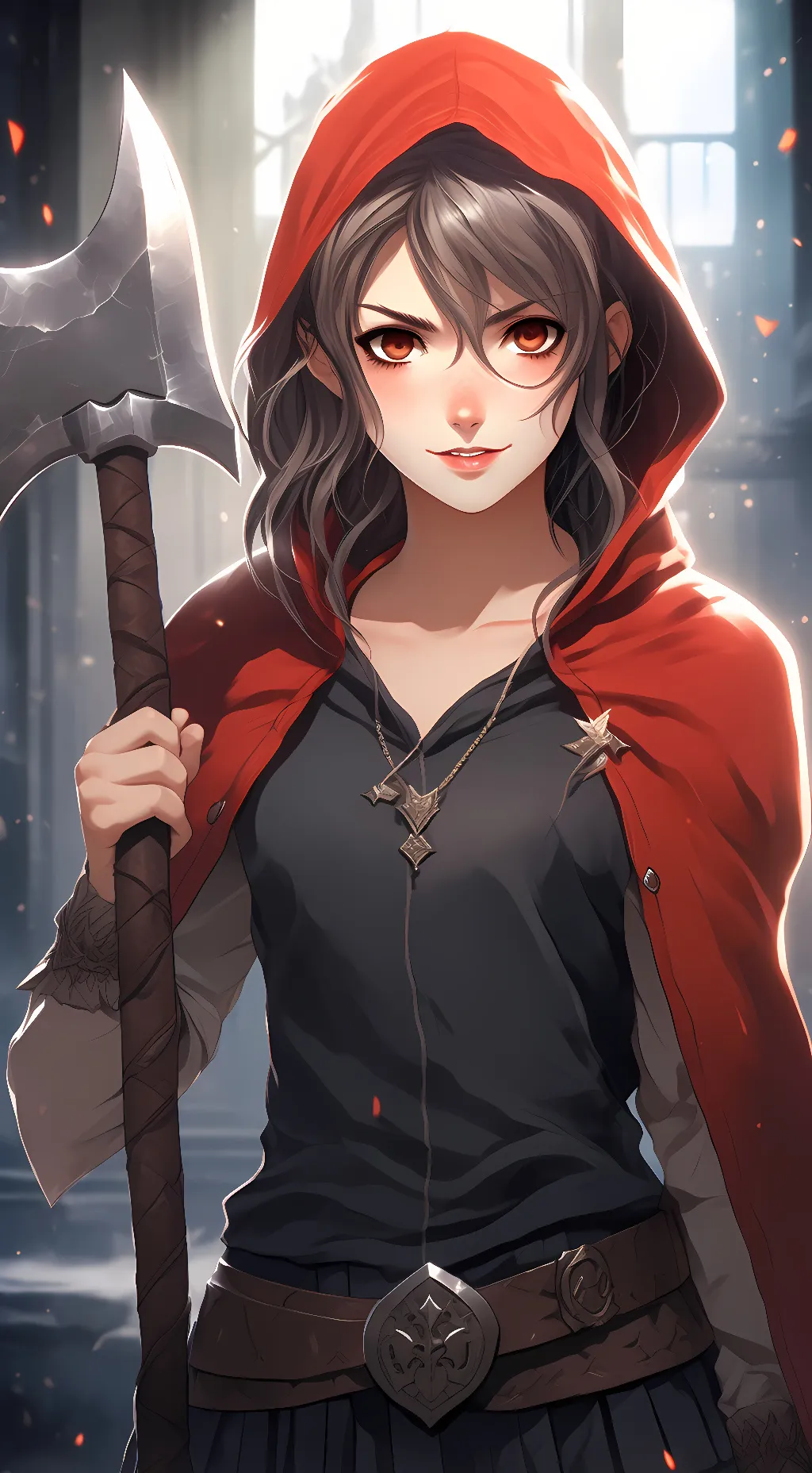 ai character: Scarlet Hood background