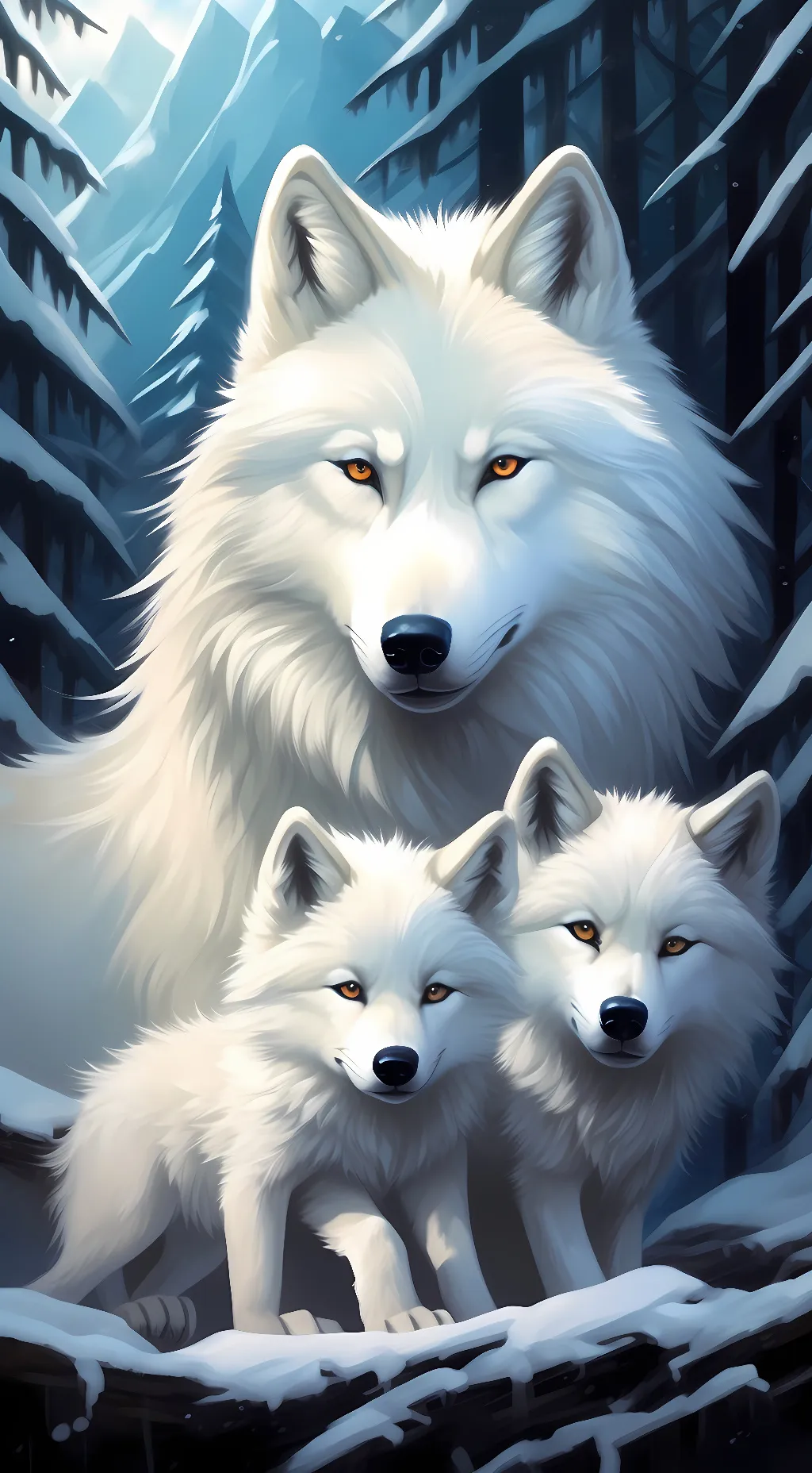 ai character: Alexa Luna Lola background