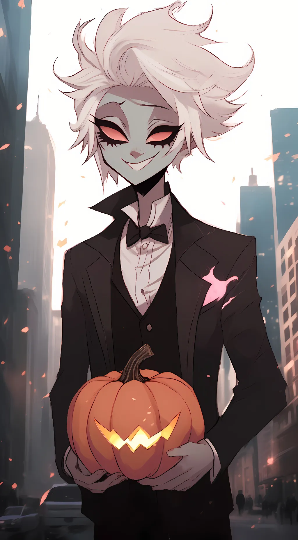 ai character: Crimson background