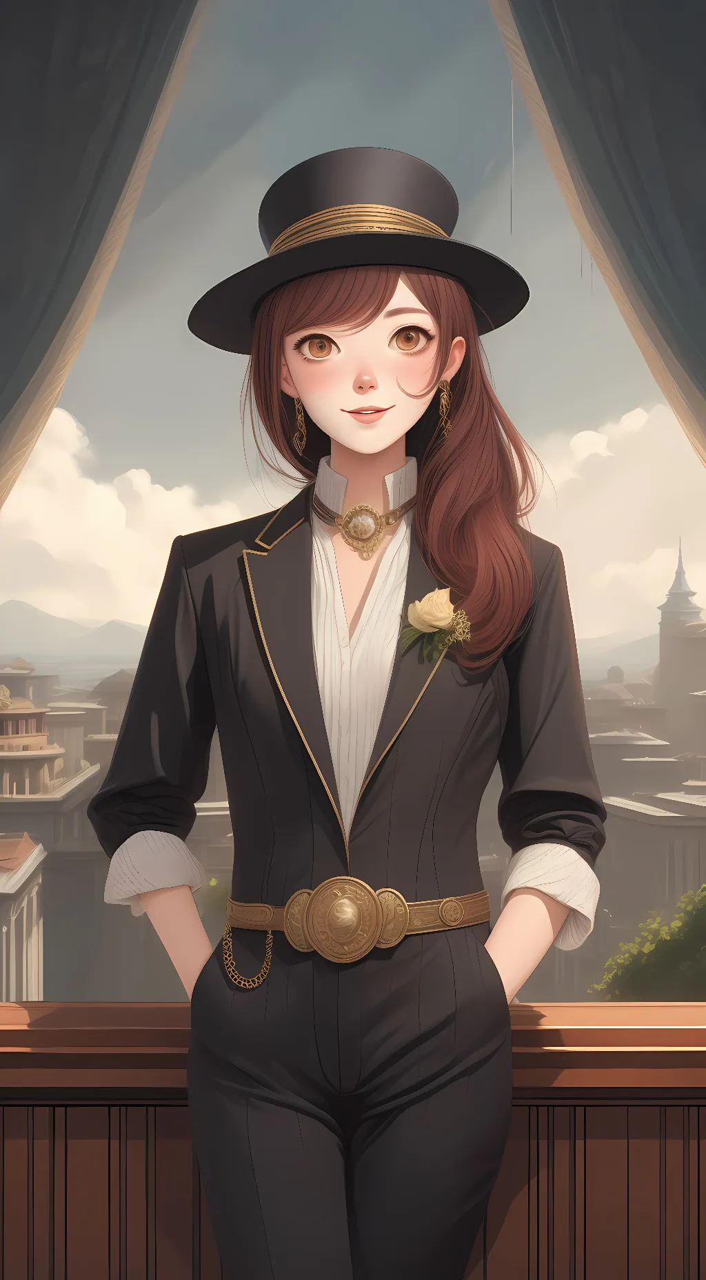 ai character: Roza background