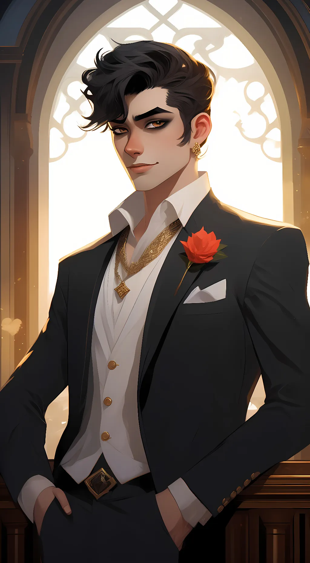 ai character: Sly Cooper  background