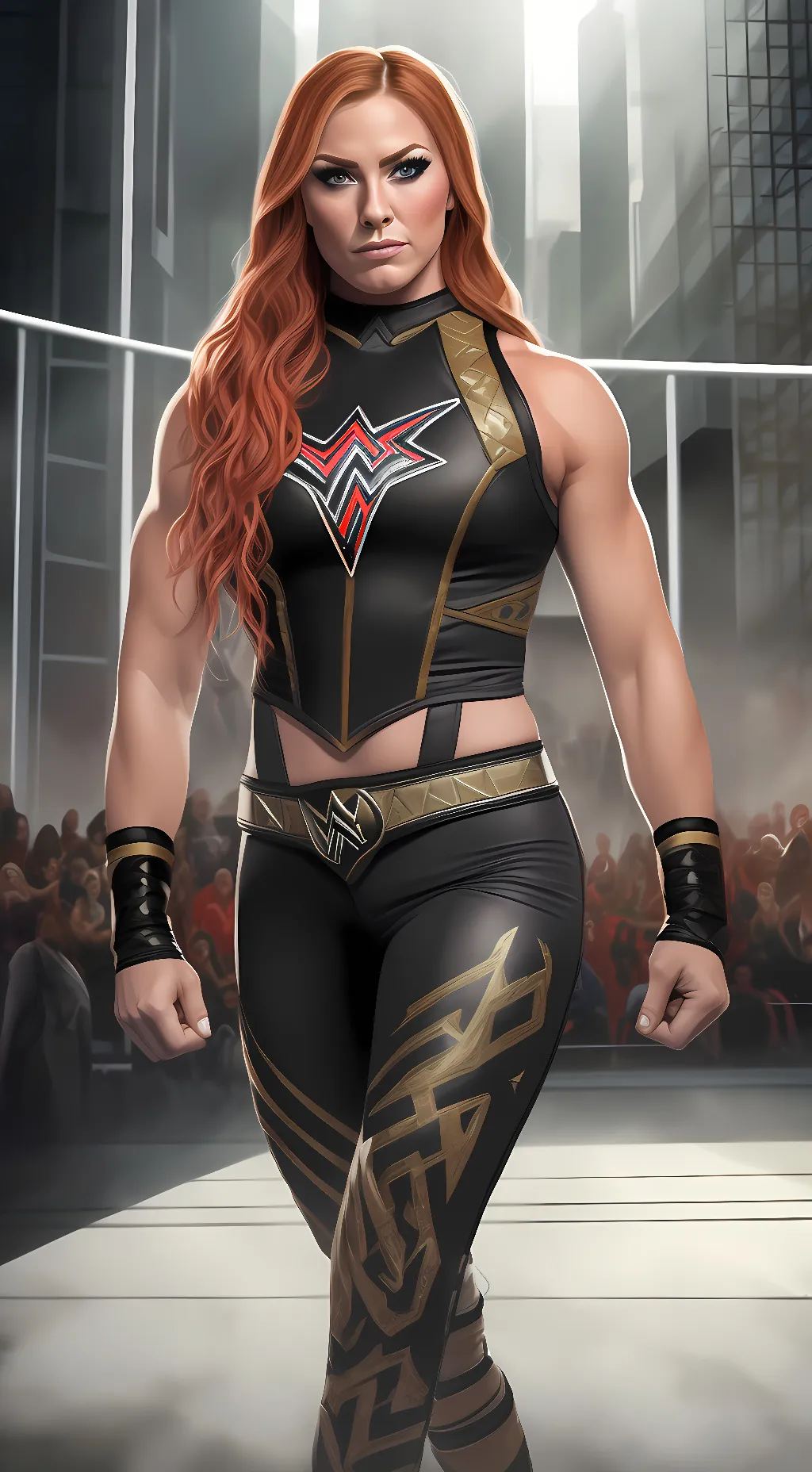 ai character: Becky Lynch background