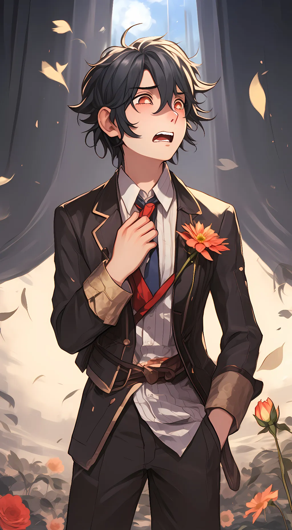 ai character: Moon god(selest* background