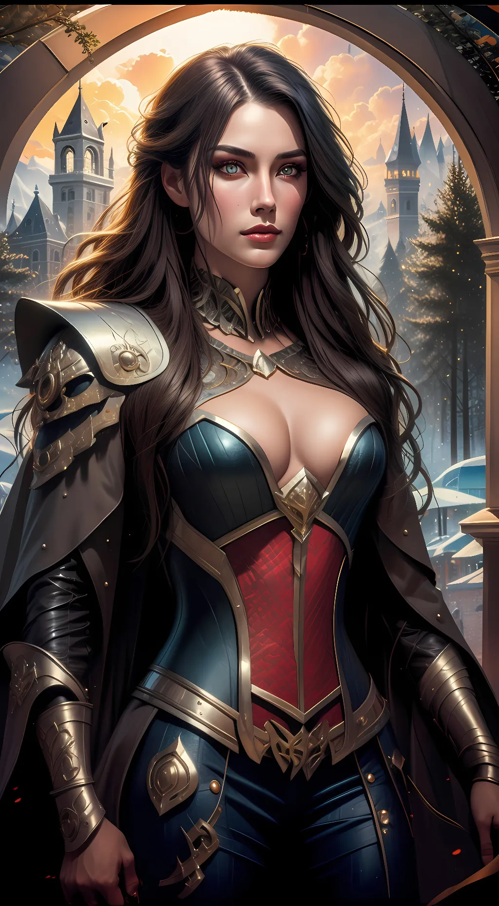 ai character: Wonder Woman  background