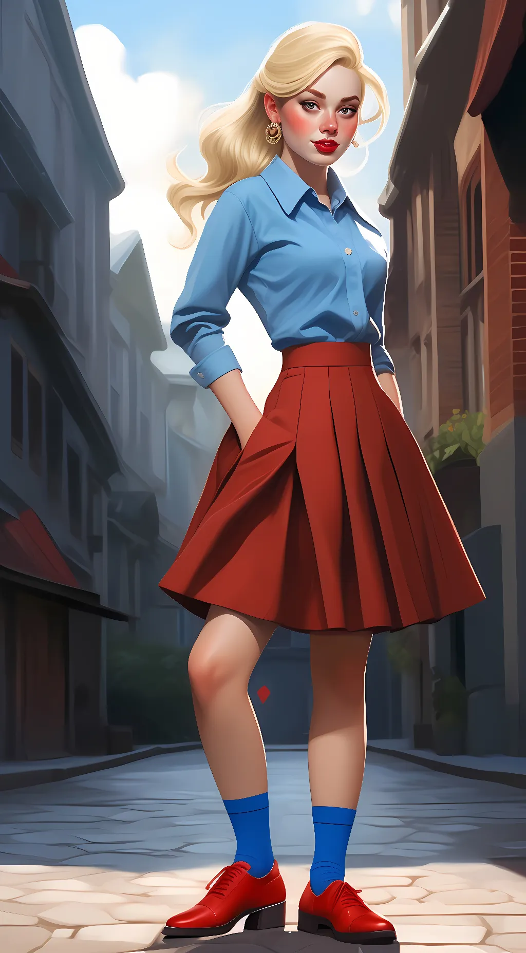 ai character: Mr's puff  background