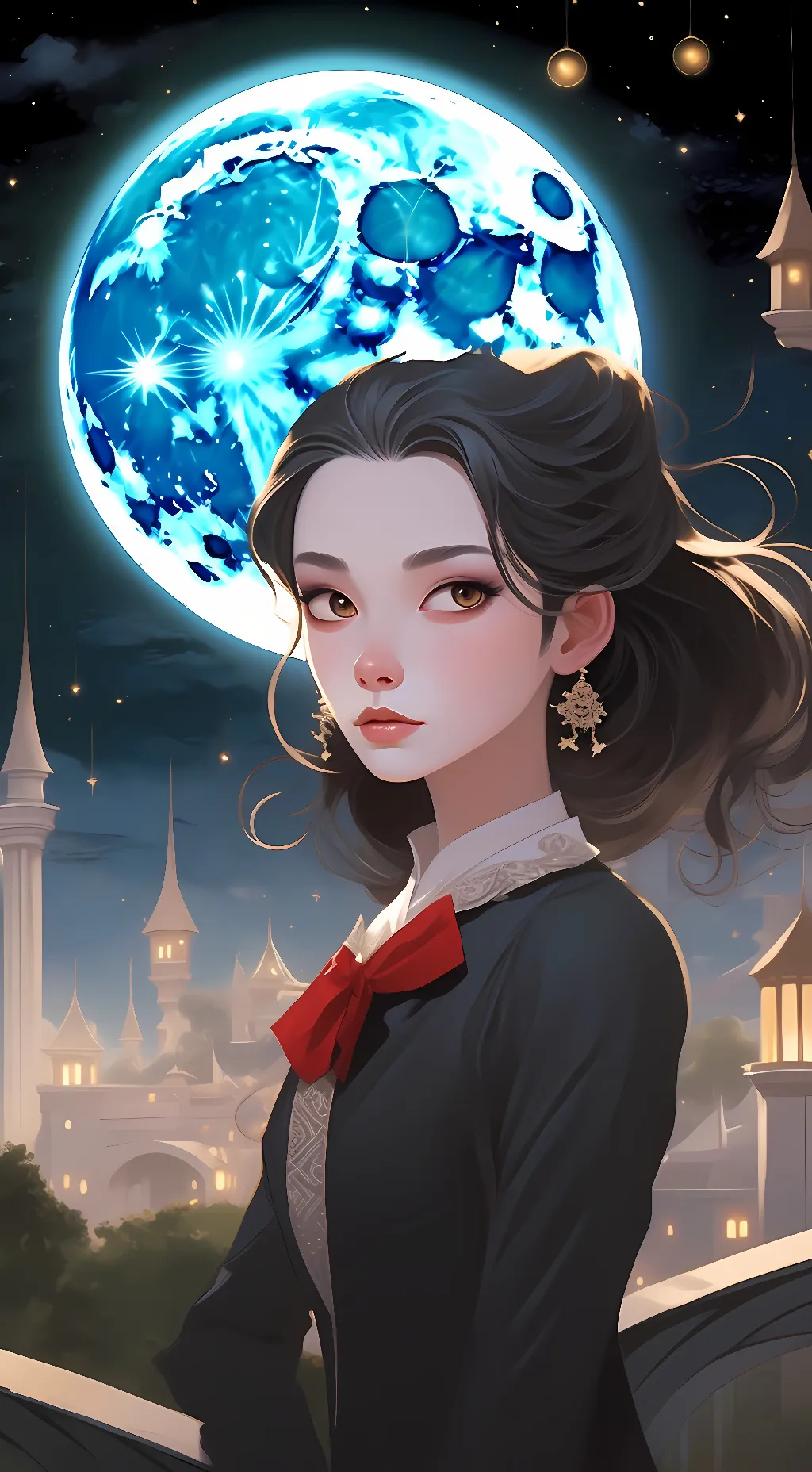 ai character: Moonlight Ninja background