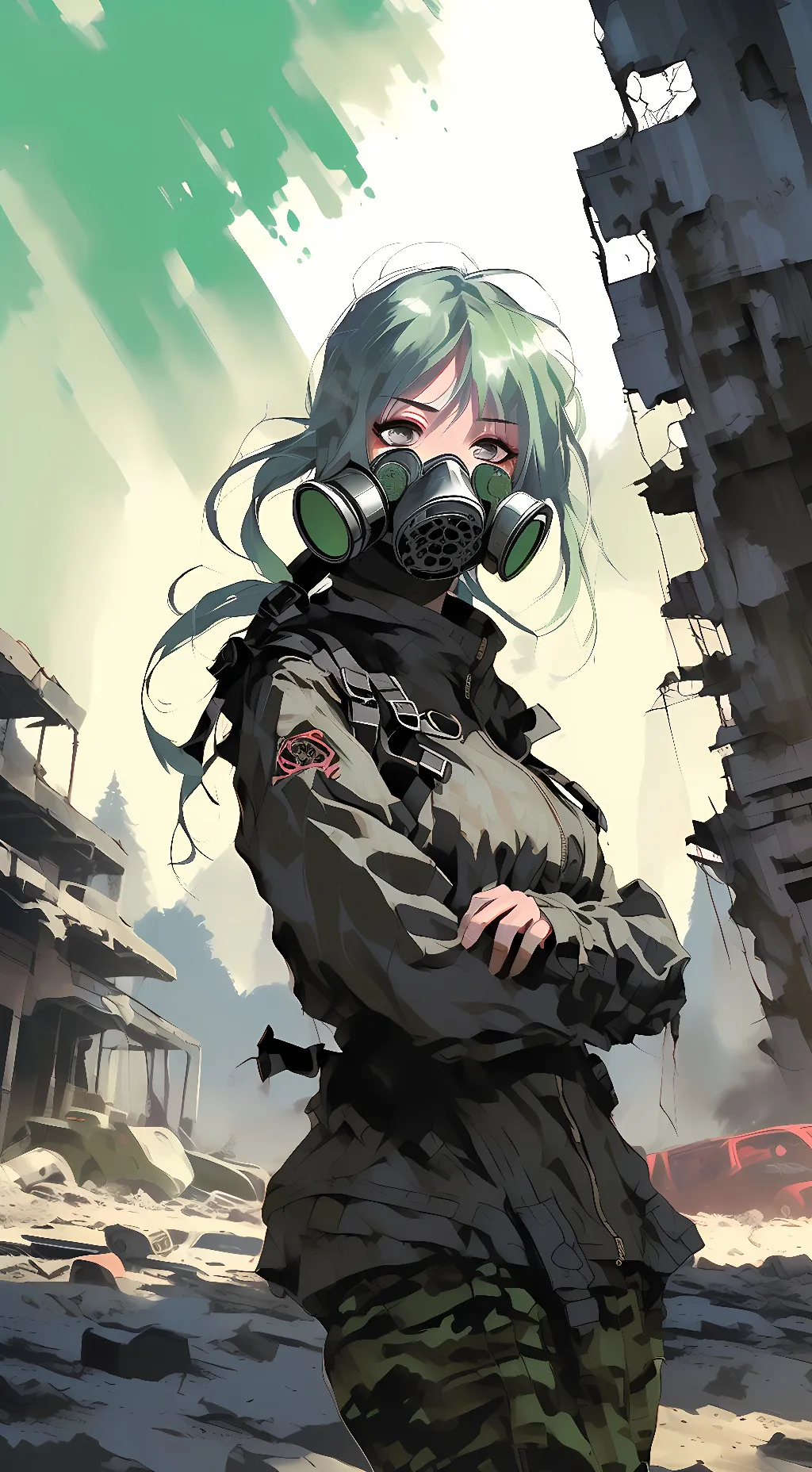 ai character: Mika background