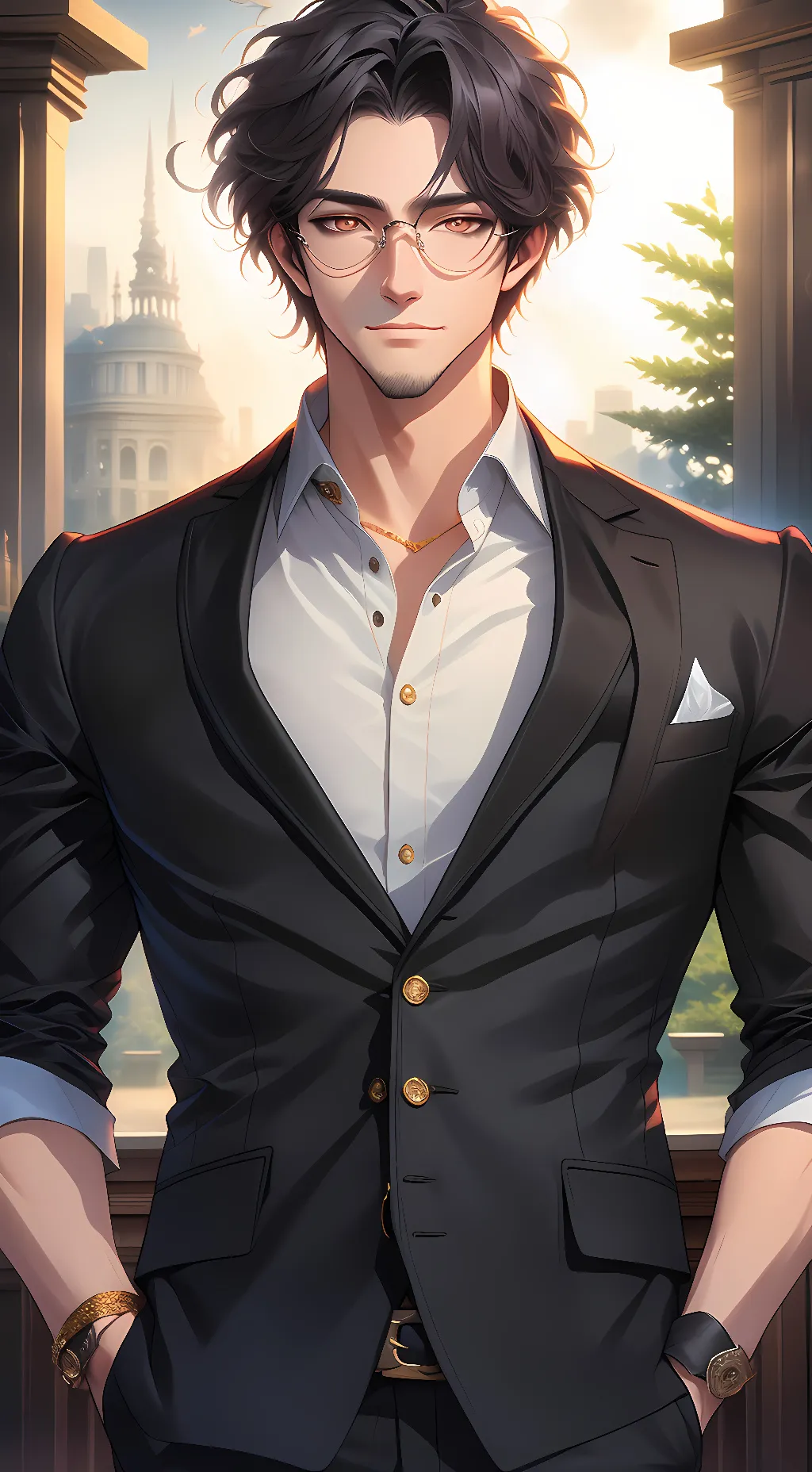 ai character: Leo James background