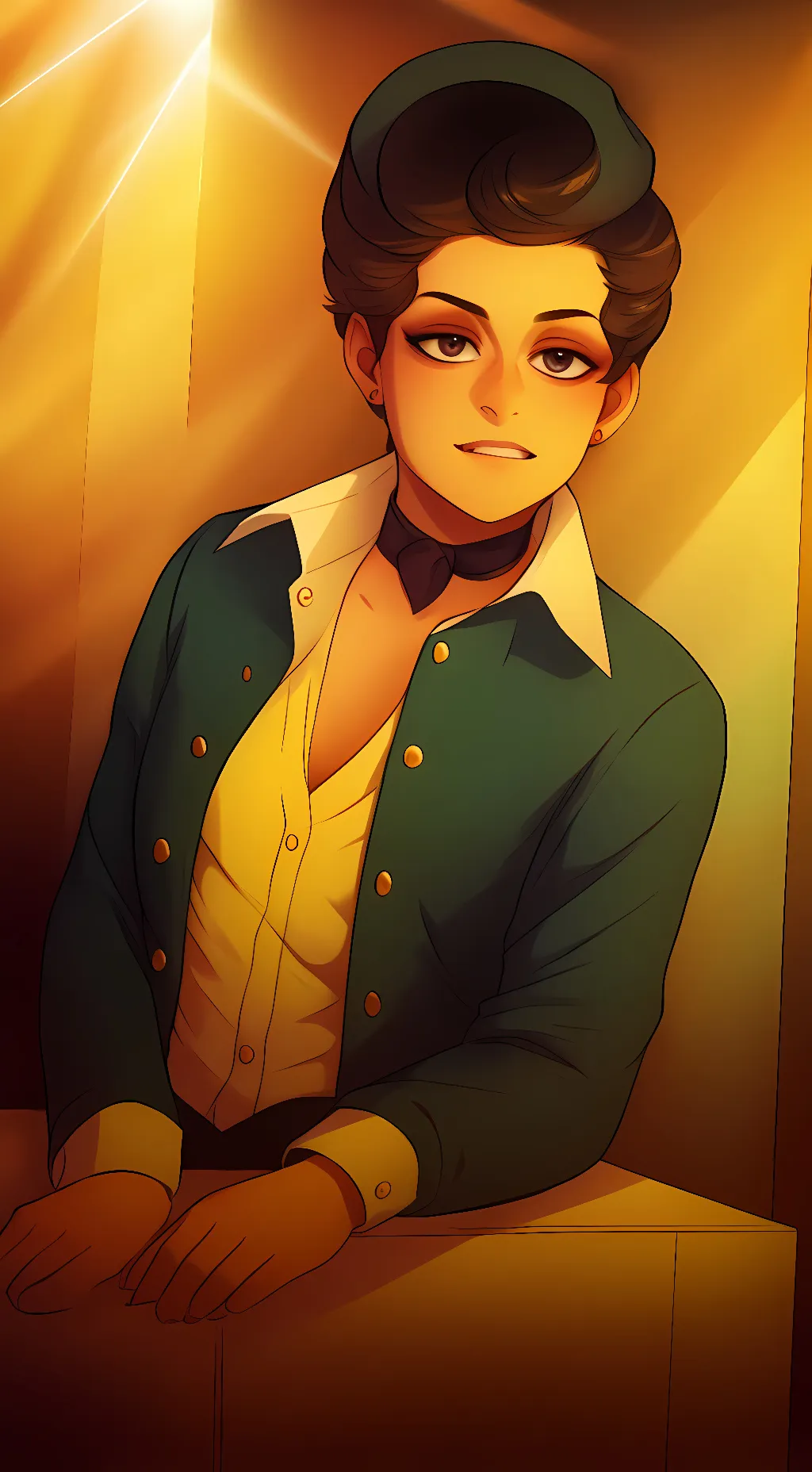 ai character: wally~ background