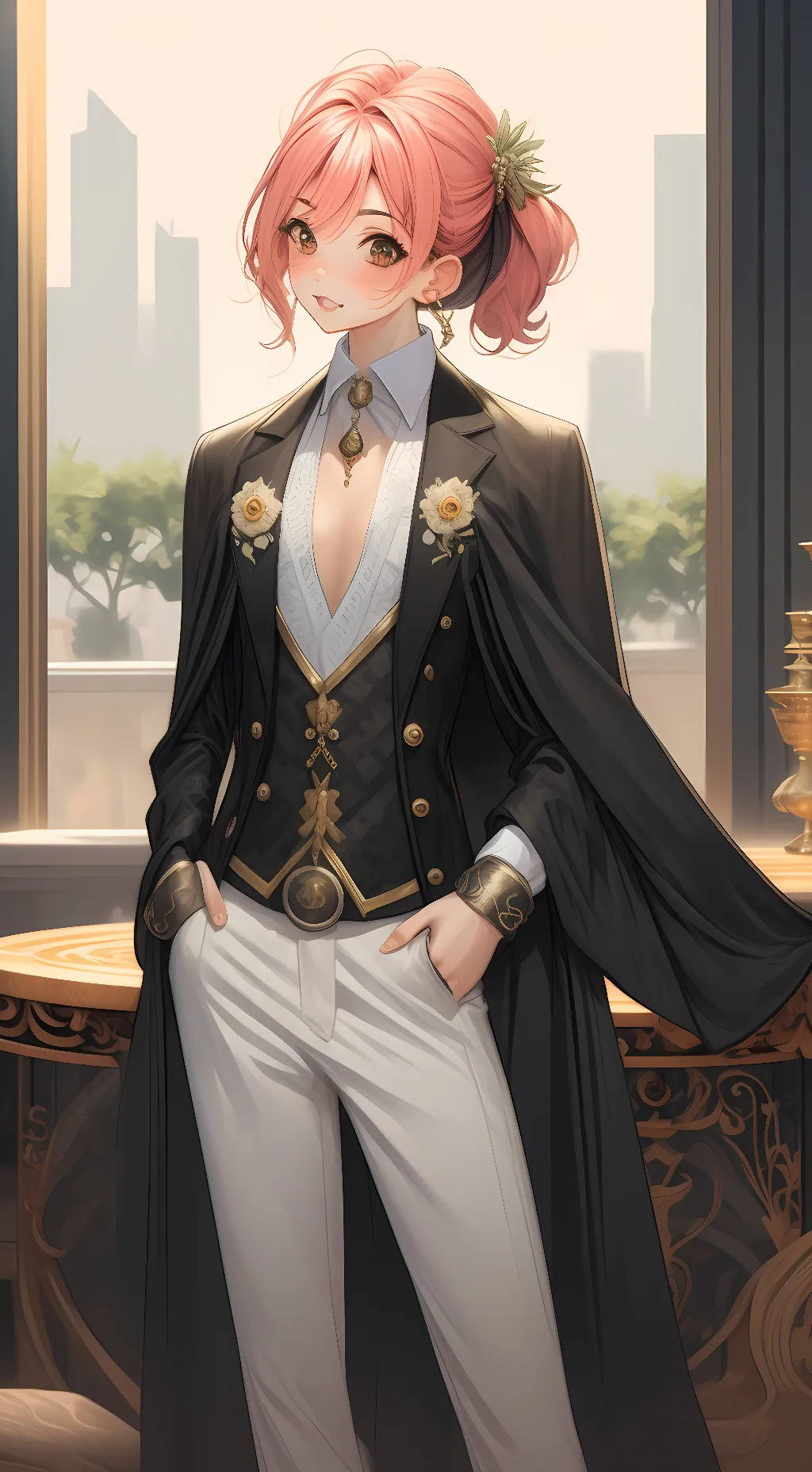 ai character: Mitsuri background