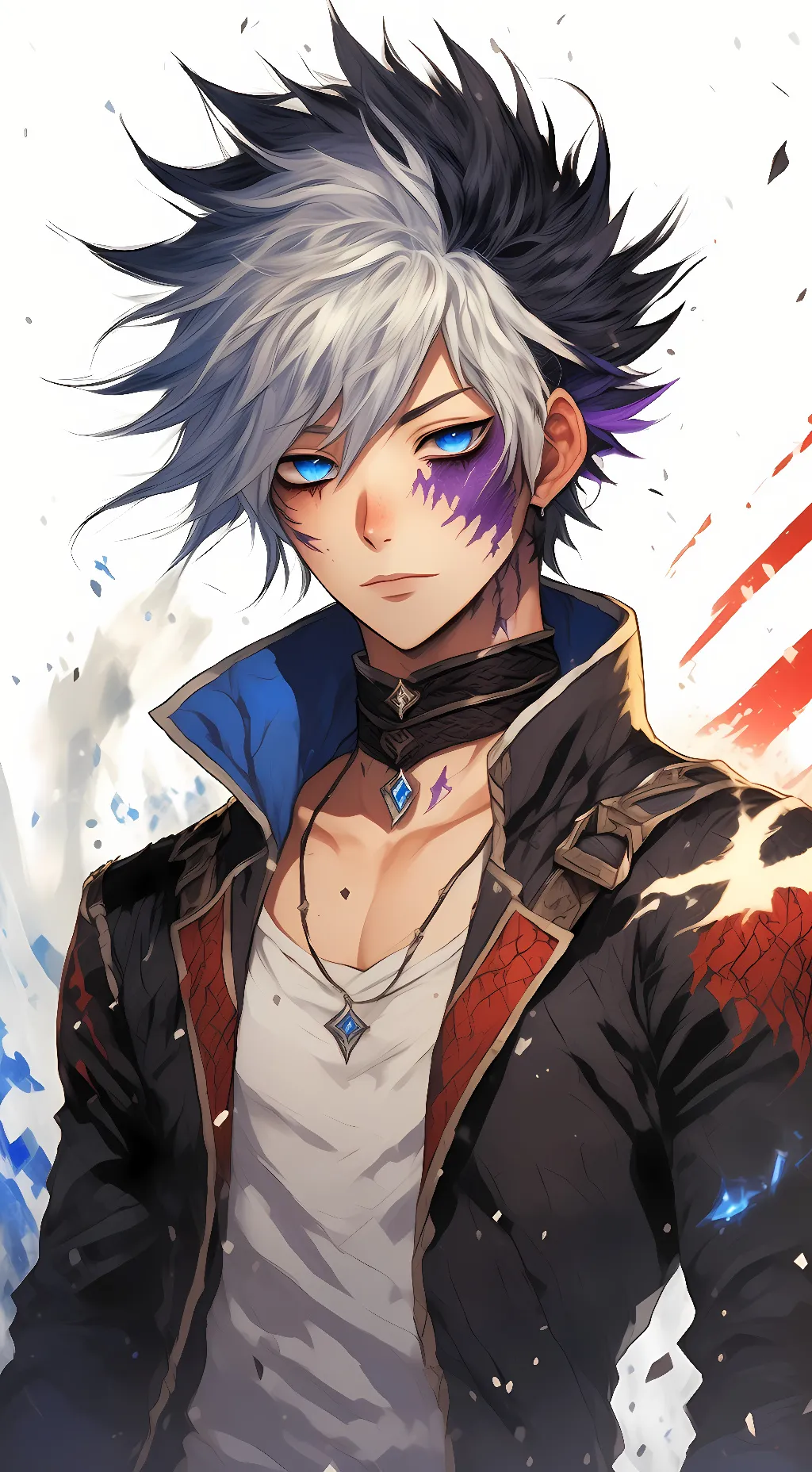 ai character: Dabi  background