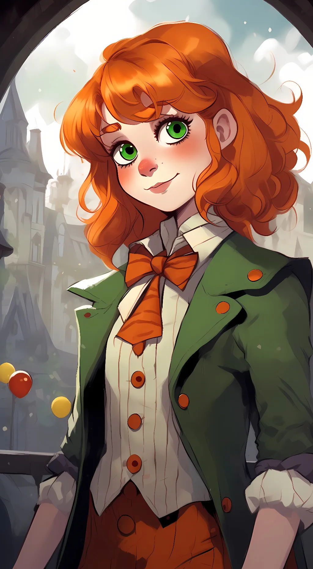 ai character: Elizabeth Afton background