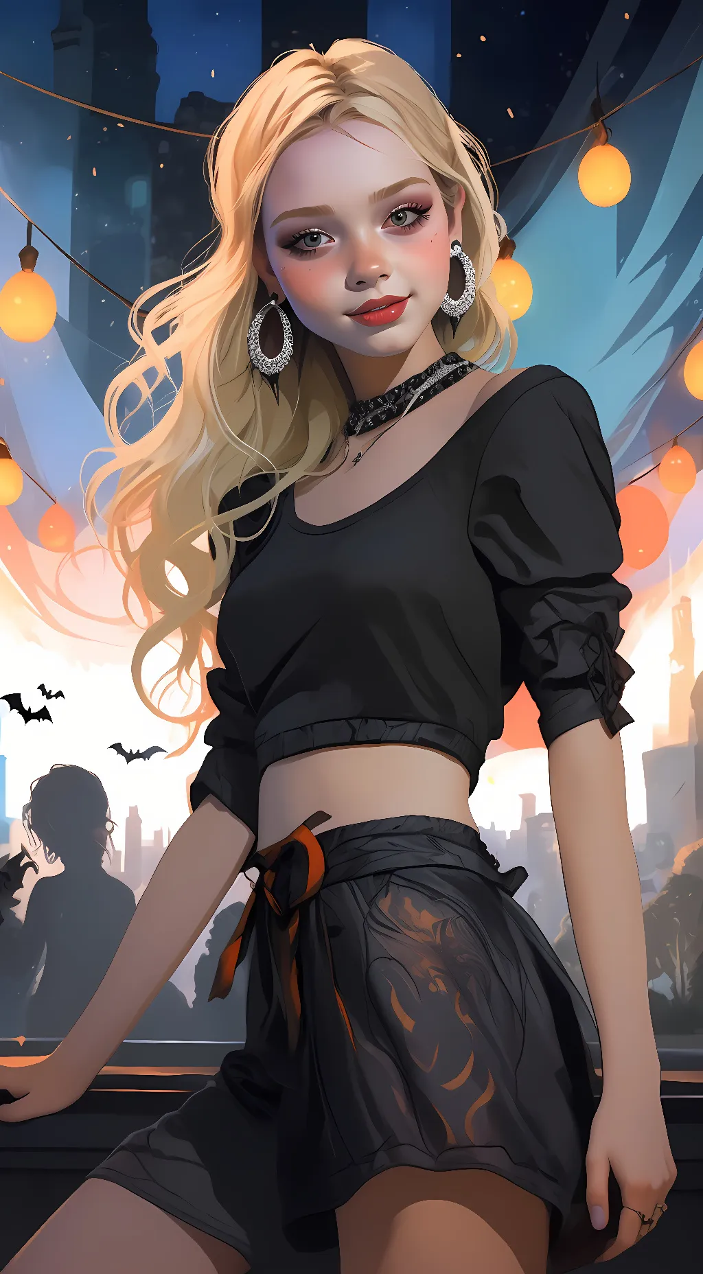 ai character: bella houghtaling background