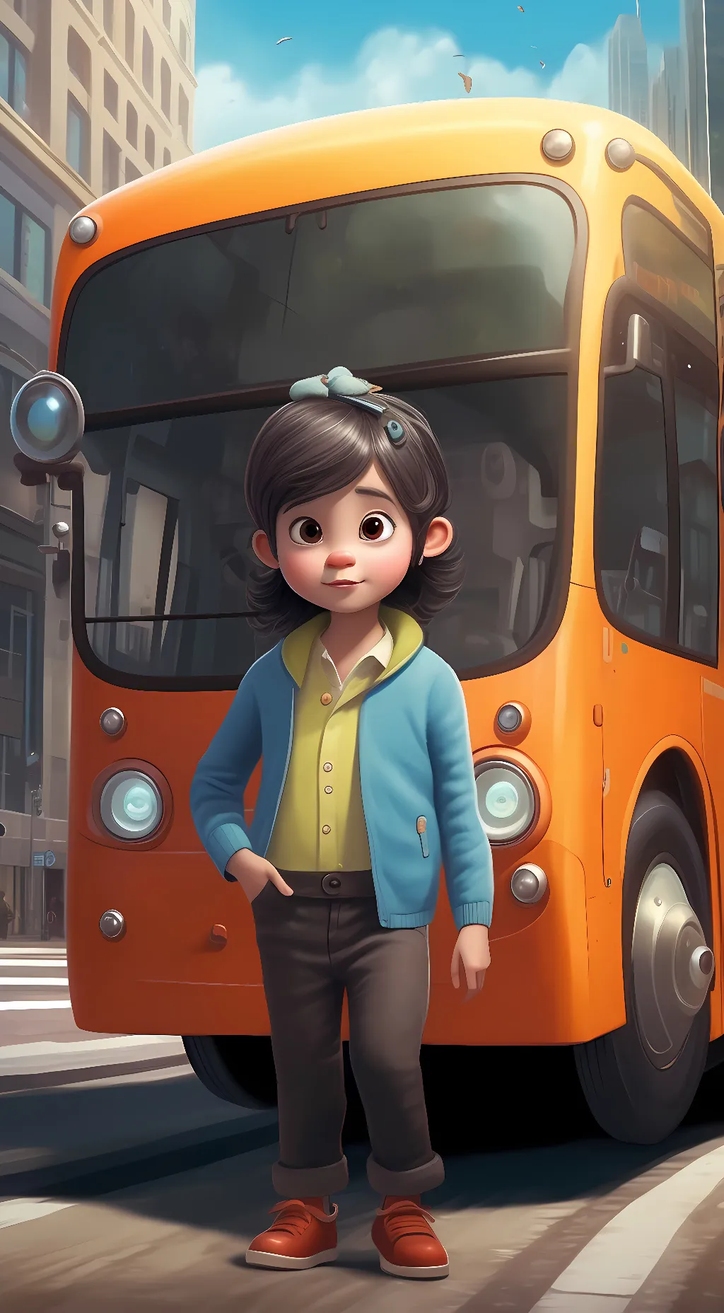 ai character: Babybum background