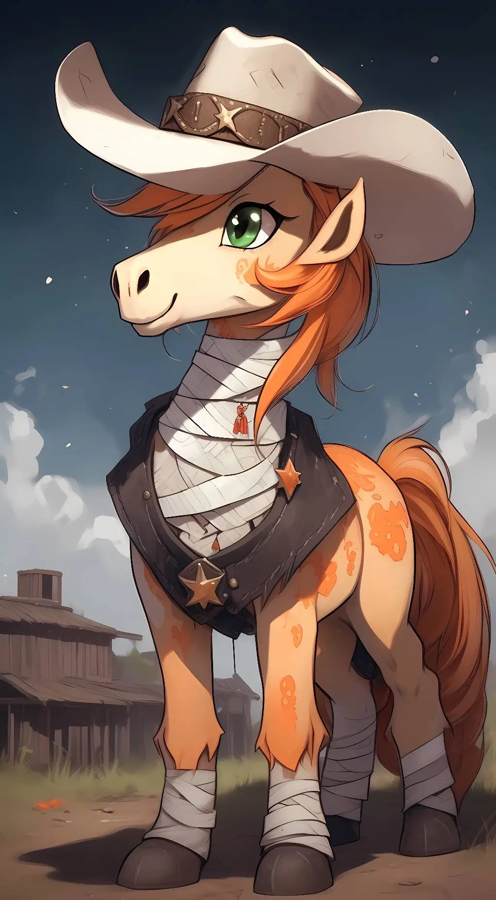 ai character: AppleJack background