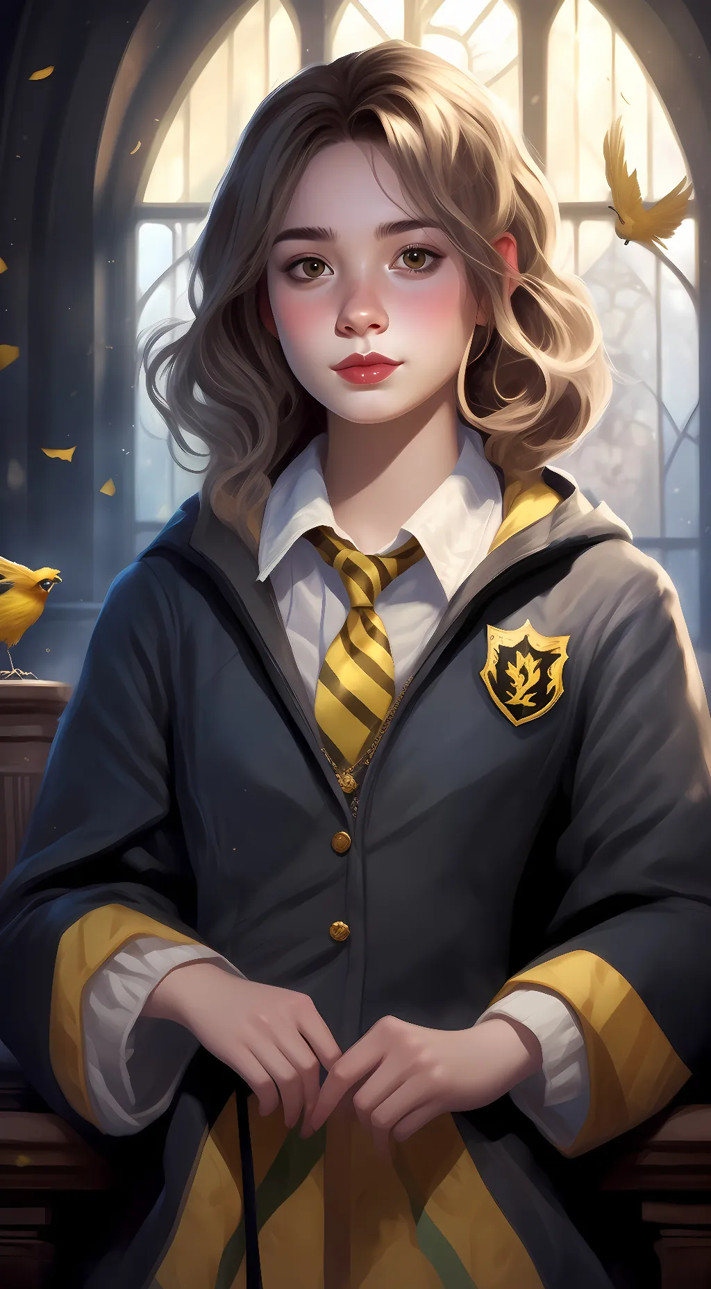 ai character: Hannah Hufflepuff background