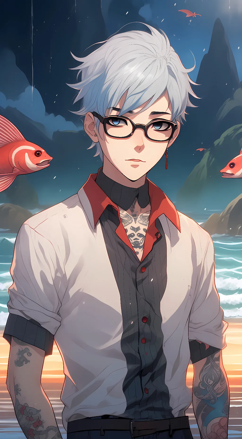 ai character: Casper background