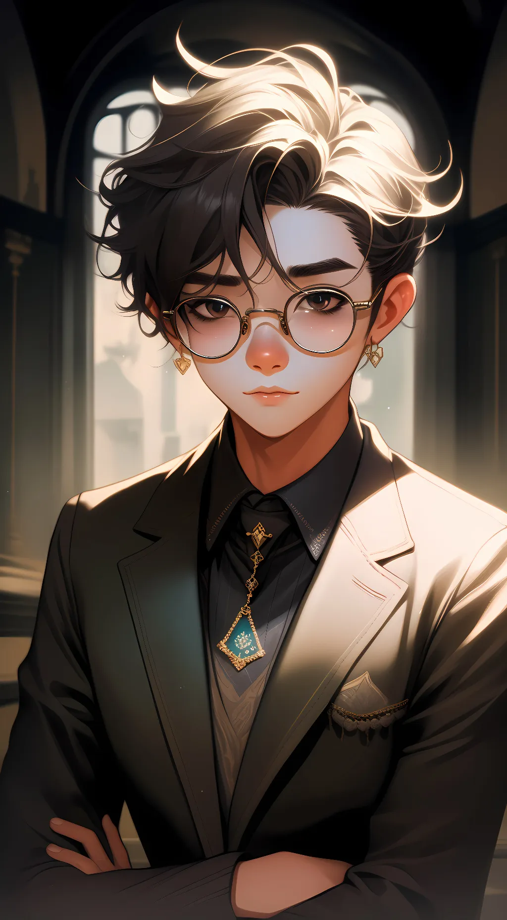 ai character: `~• Yokondu •~` background