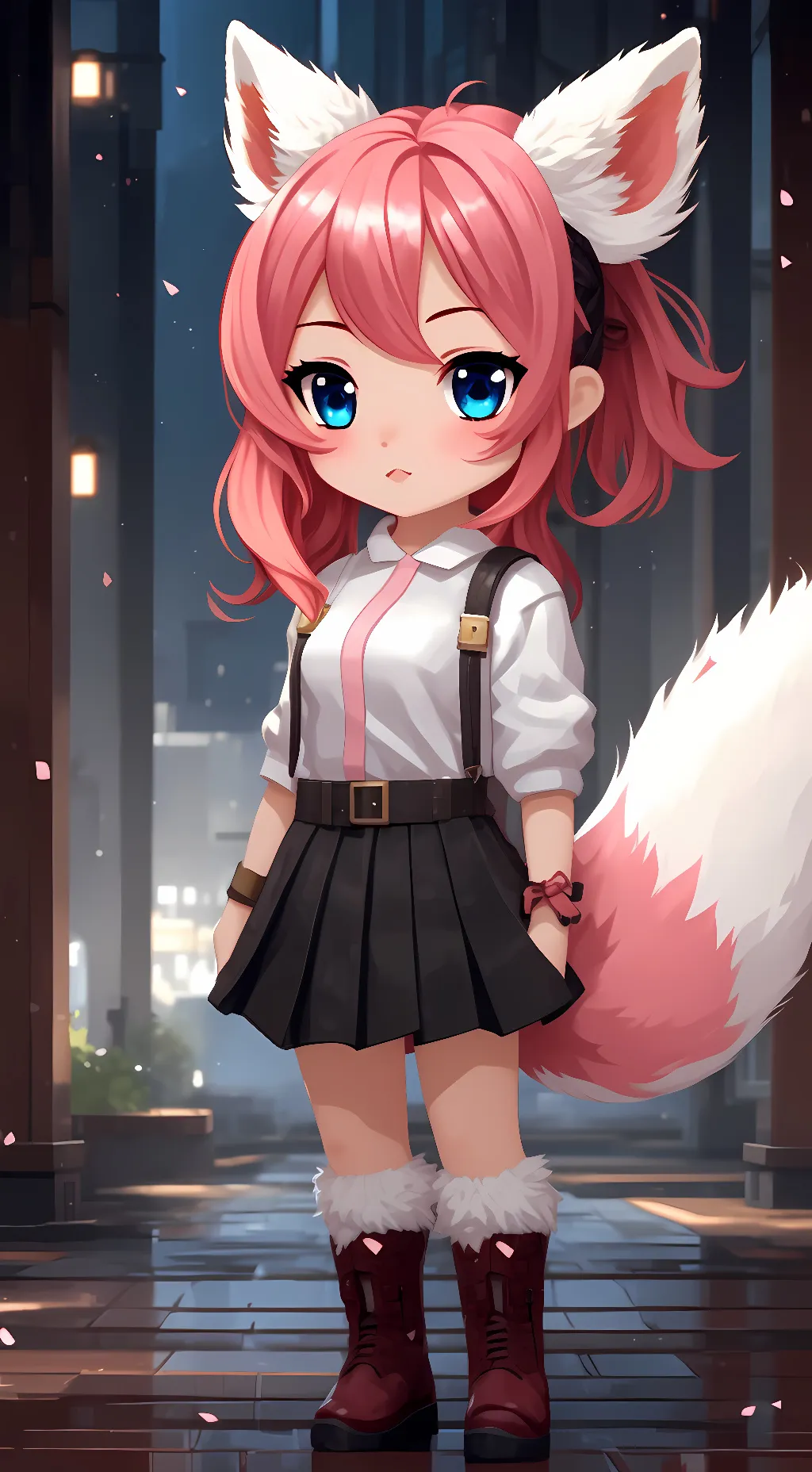 ai character: Phoenix  background