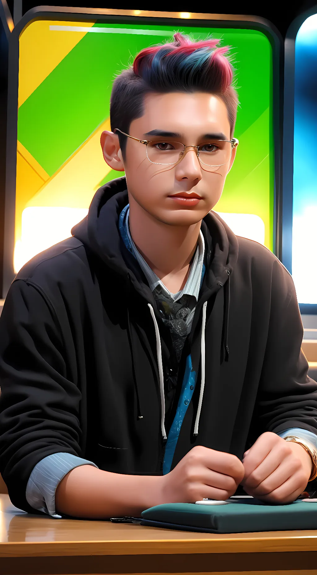 ai character: Cameron  background